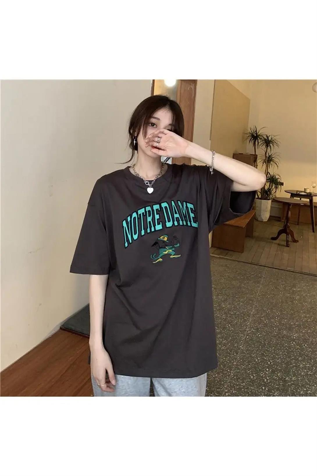 Unisex Notredame Tshirt Siyah