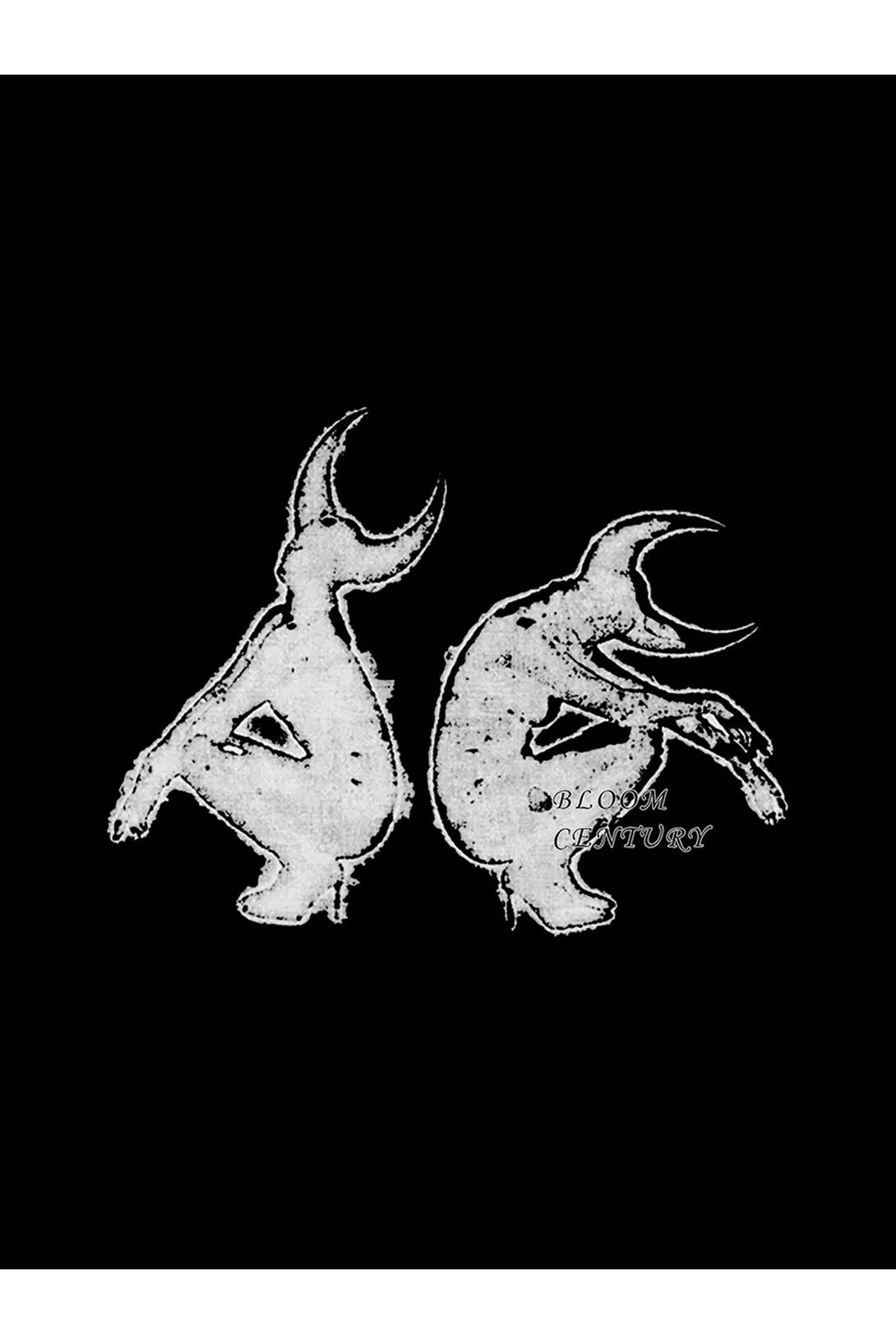 Unisex Satans Sweatshirt Siyah