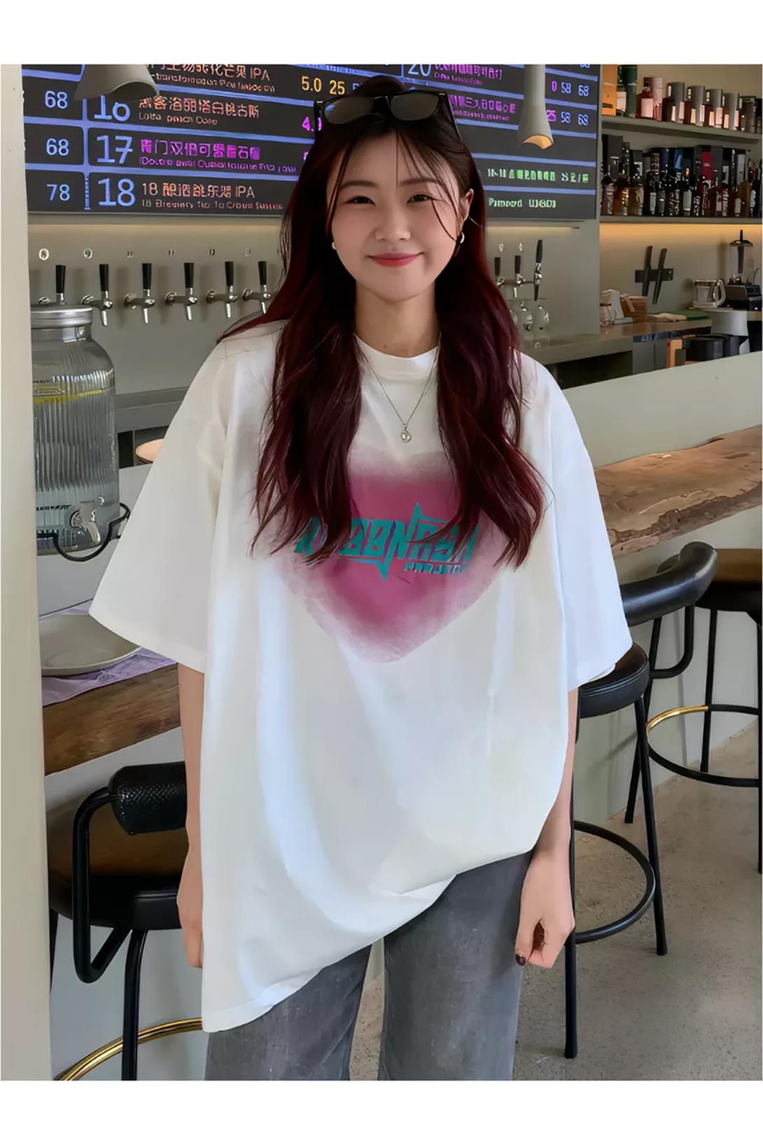 Unisex The Robb Nash Project Tshirt Beyaz