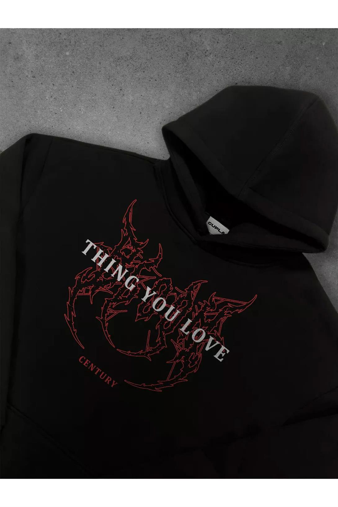 Unisex Thing You Love Sweatshirt Siyah