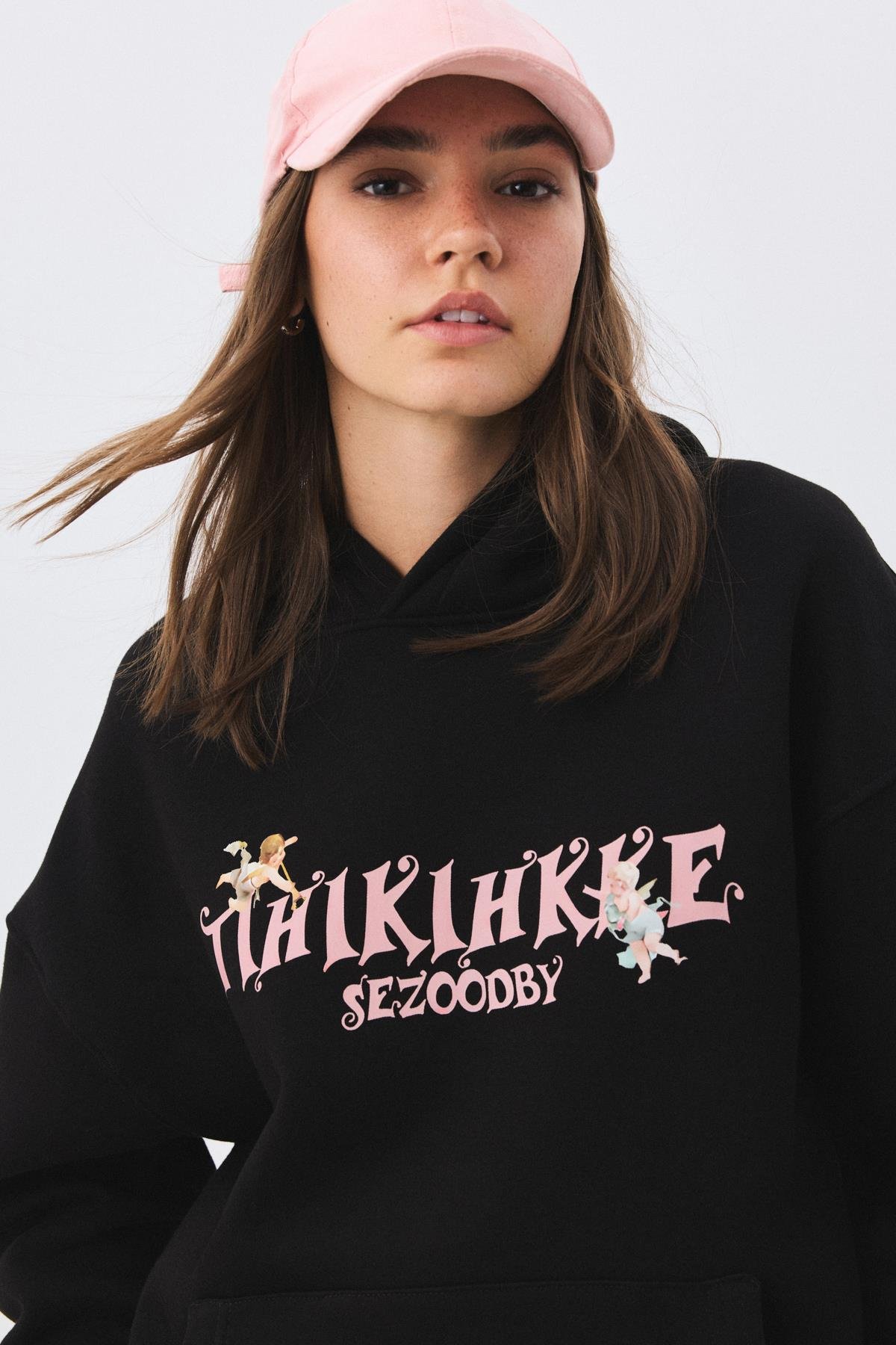 Kadın Tihikihkke Sweatshirt Siyah