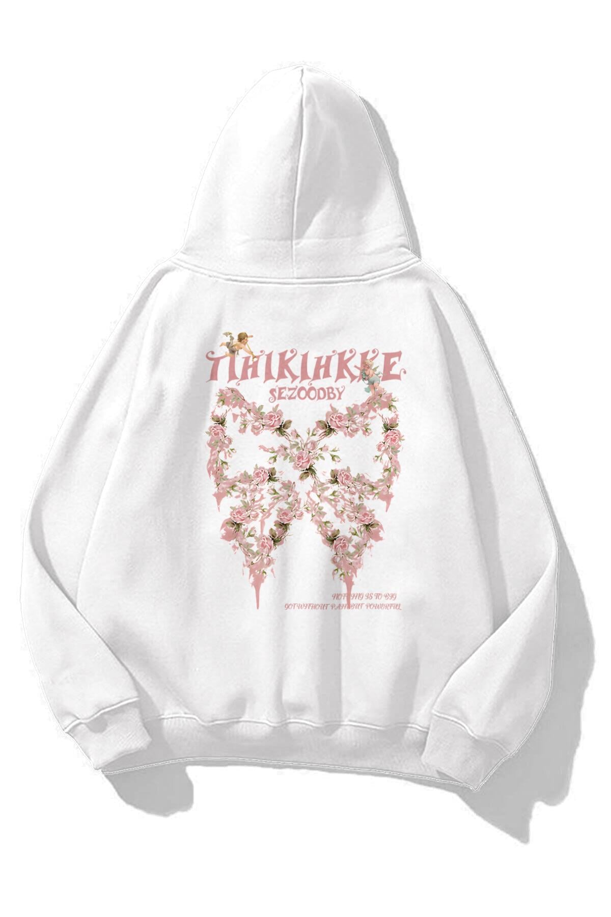 Kadın Tihikihkke Sweatshirt Beyaz