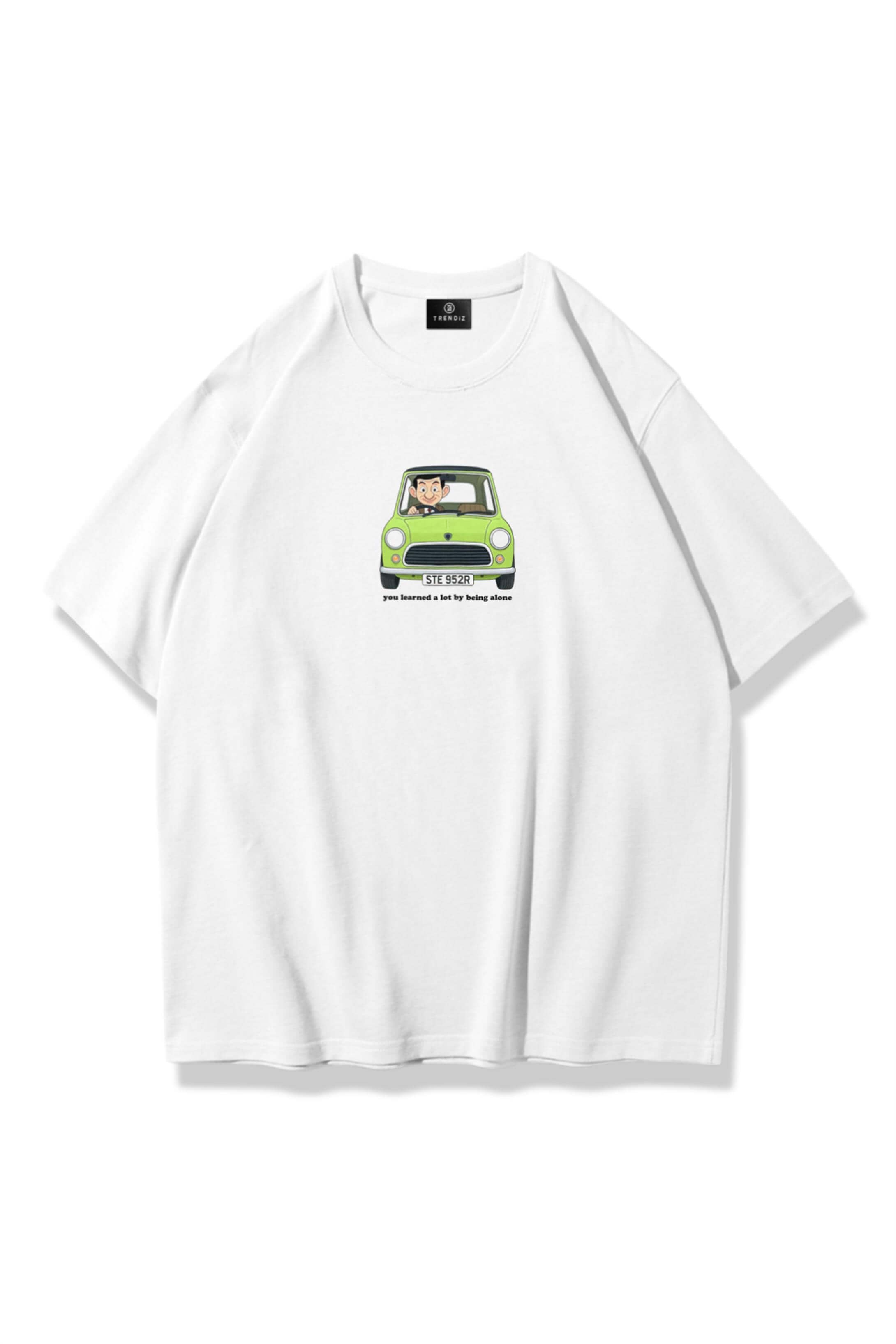Unisex Your Learned a Lot Tshirt Beyaz