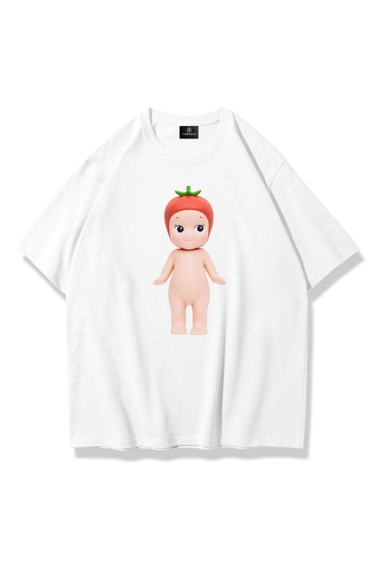 Kadın Tornado Sonny Angel Tshirt Beyaz