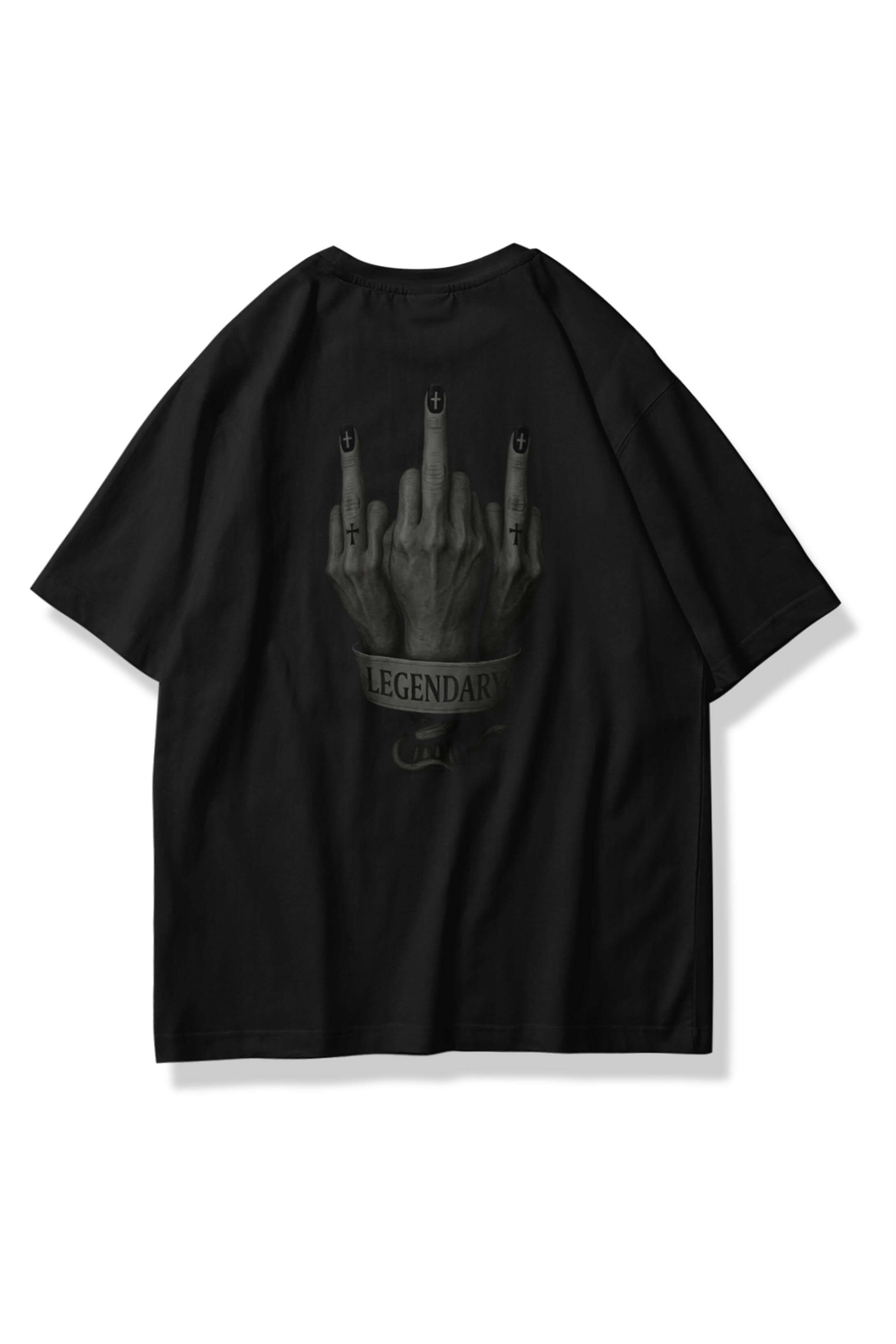 Unisex Legendary Tshirt Siyah