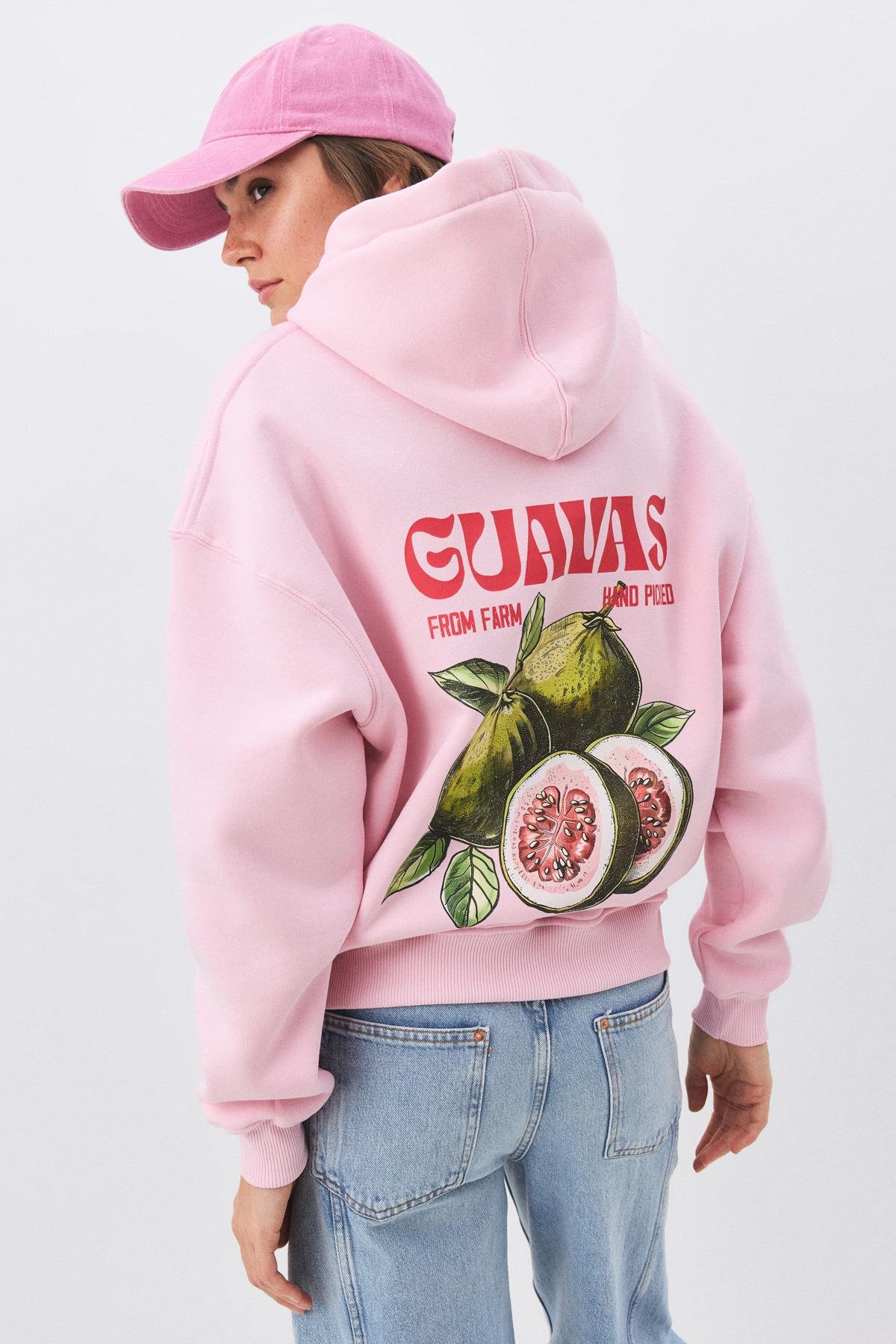 Kadın Guavas Sweatshirt Pembe