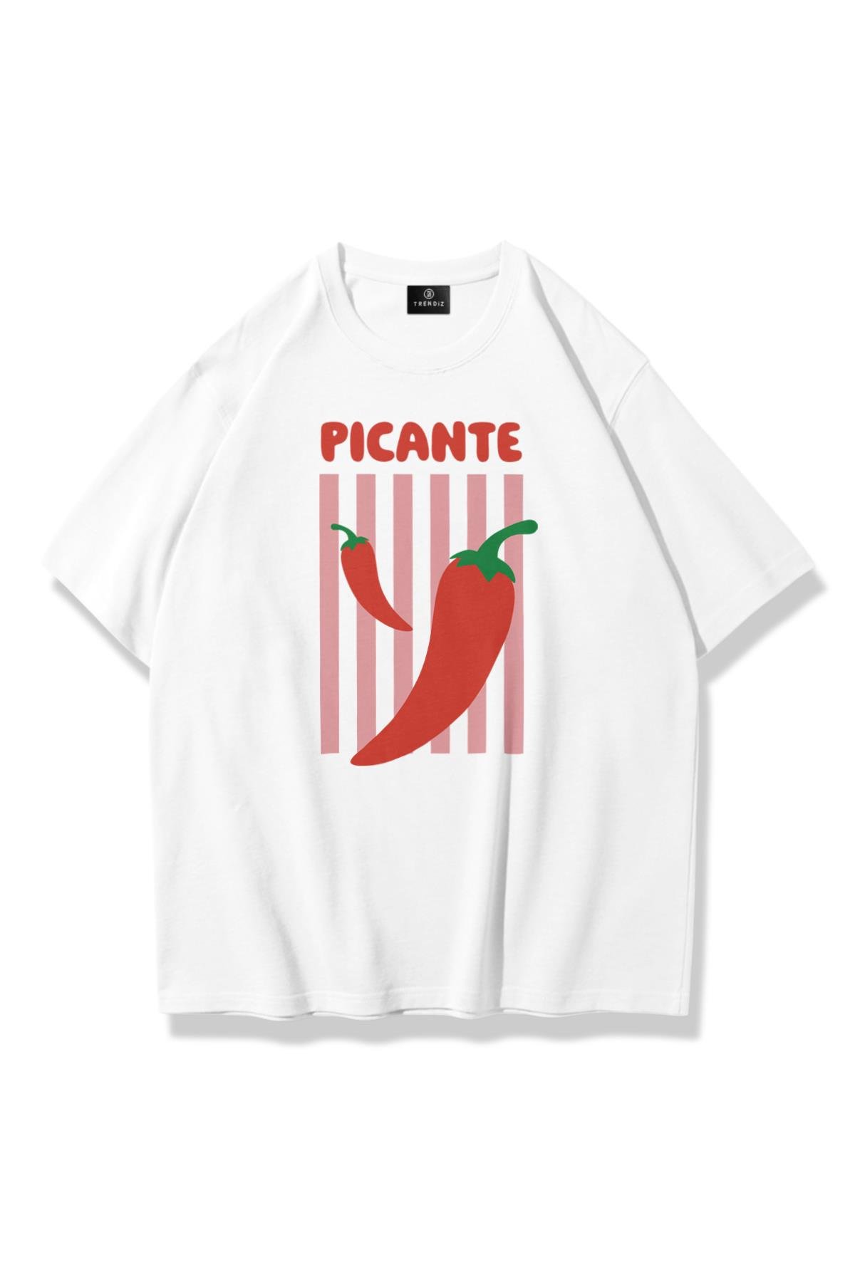 Unisex Picante Tshirt Beyaz