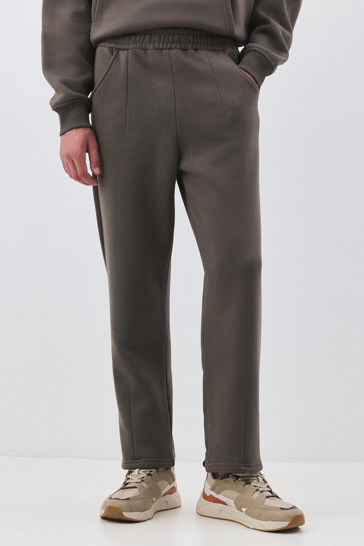 Erkek Premium Cep Detaylı Eşofman Altı Antrasit 2033