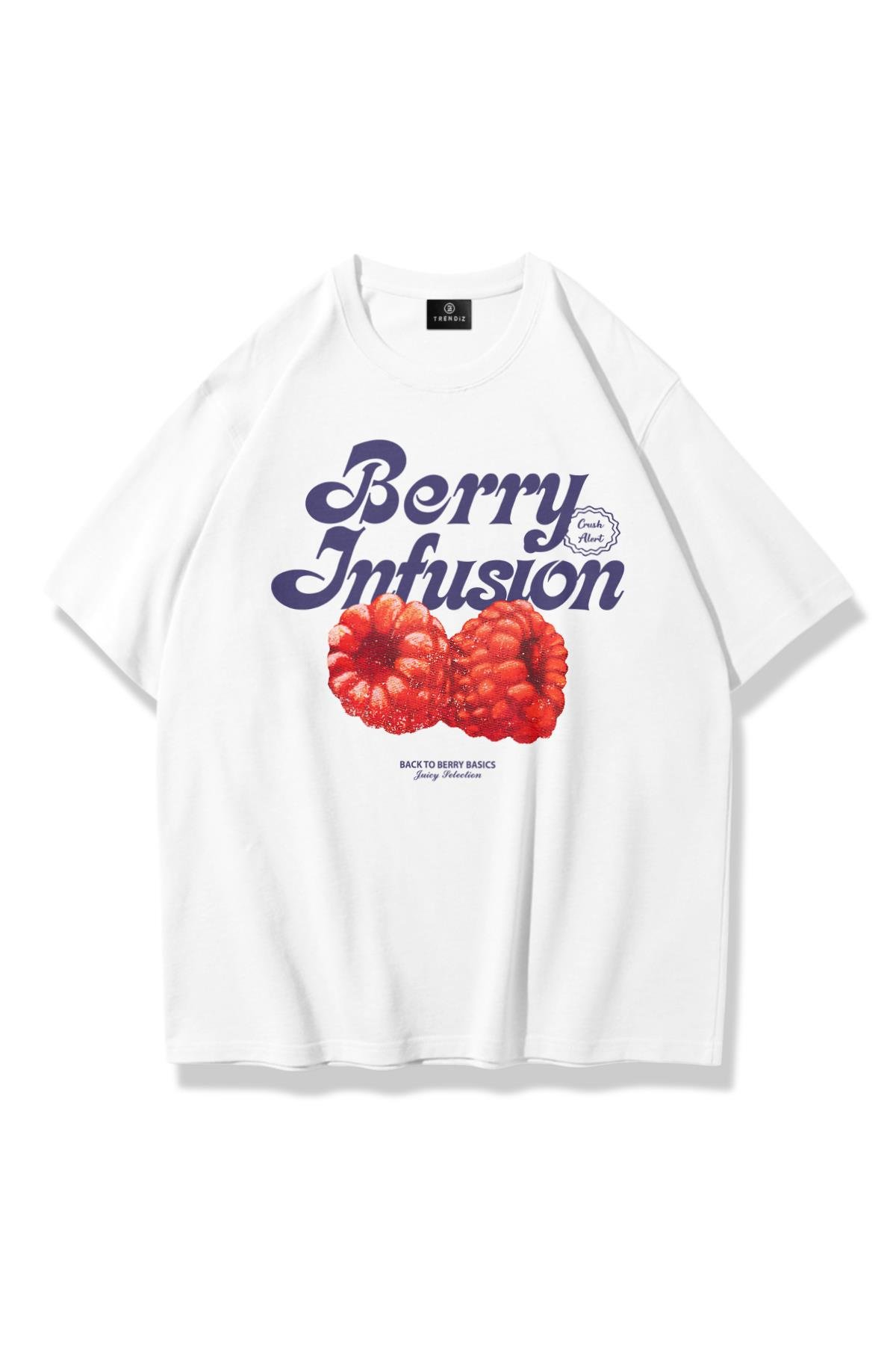Kadın Berry Infusion Tshirt Beyaz