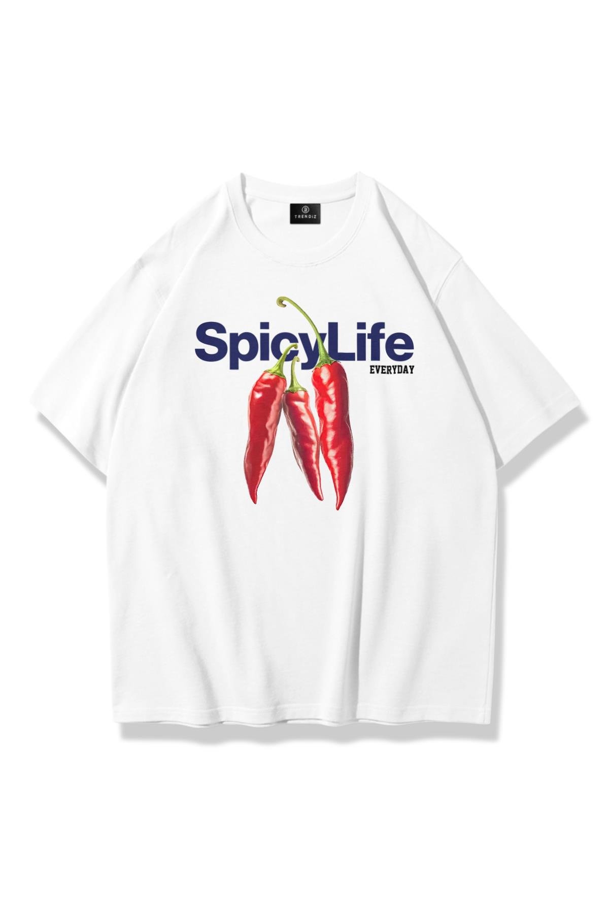 Unisex Spicylife Tshirt Beyaz