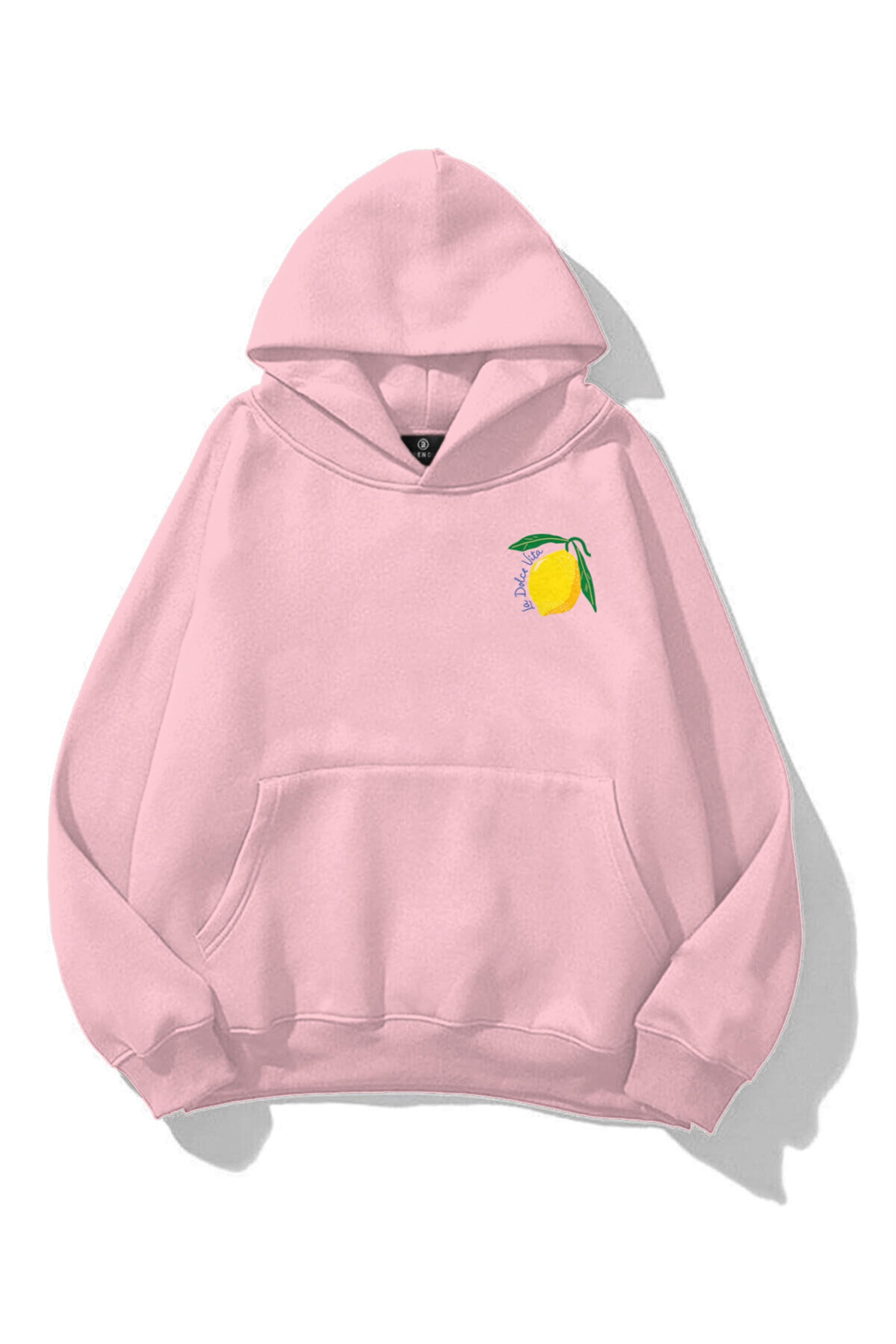 Unisex Dolce Vita Limon Sweatshirt Pembe