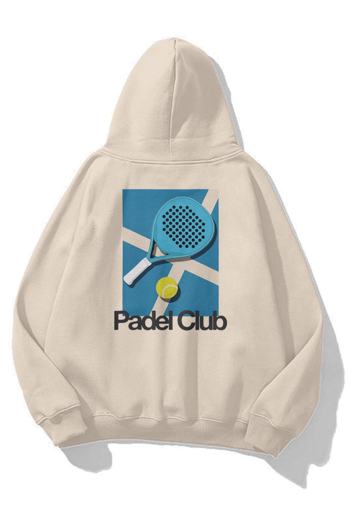 Unisex Padel Club Sweatshirt Taş