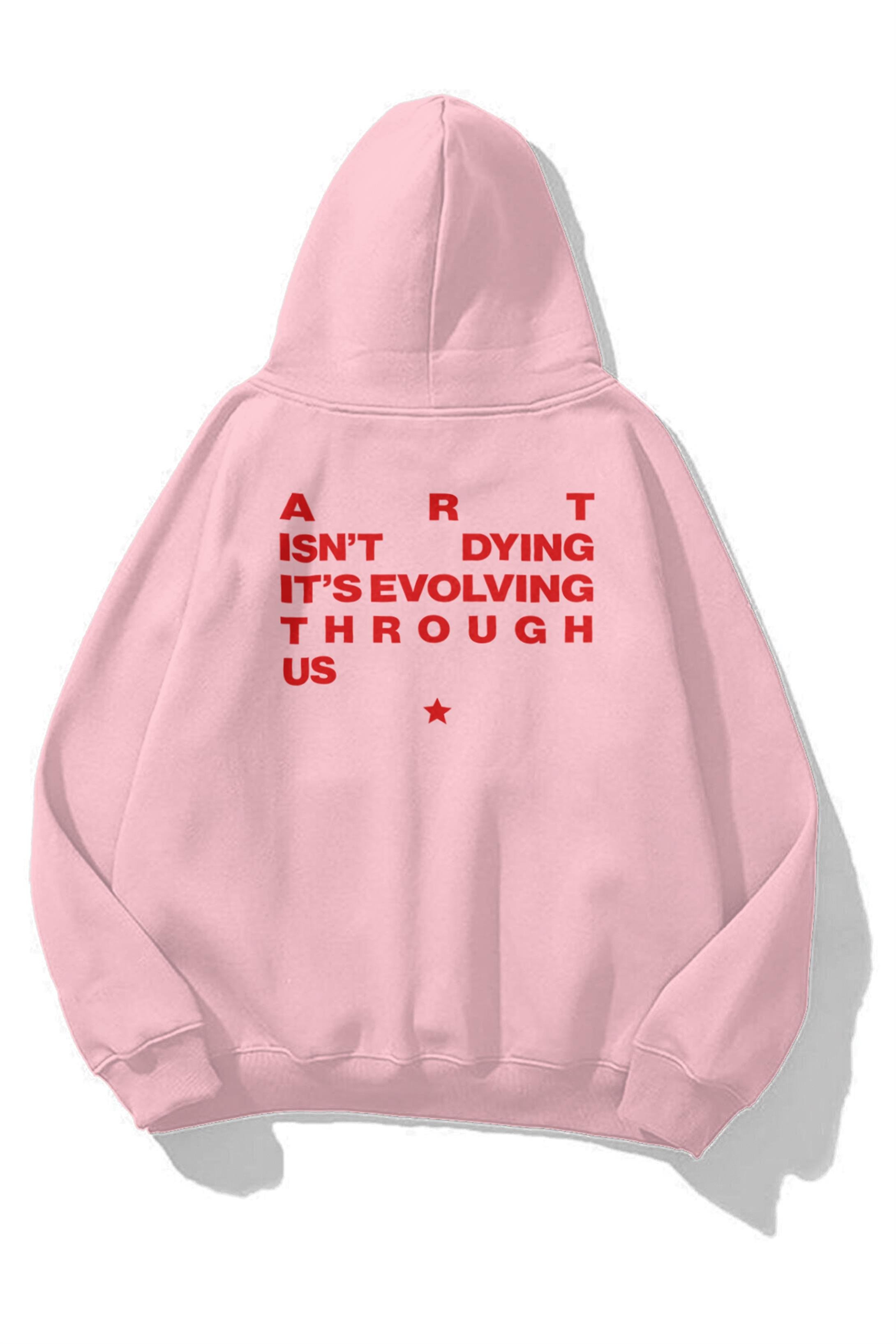 Unisex Art isn't Dying Sweatshirt Pembe