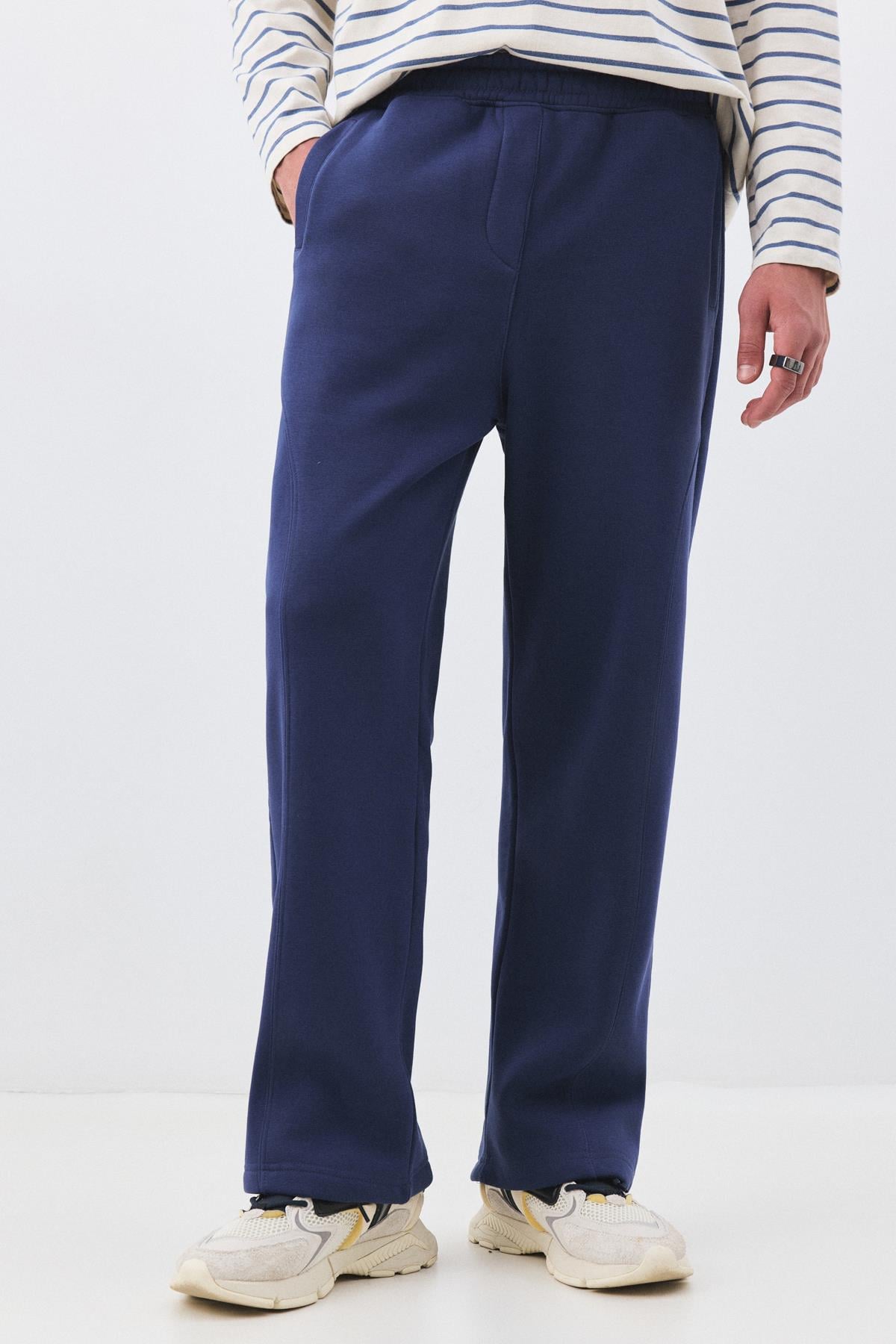 Erkek Premium Eşofman Altı İndigo 2032