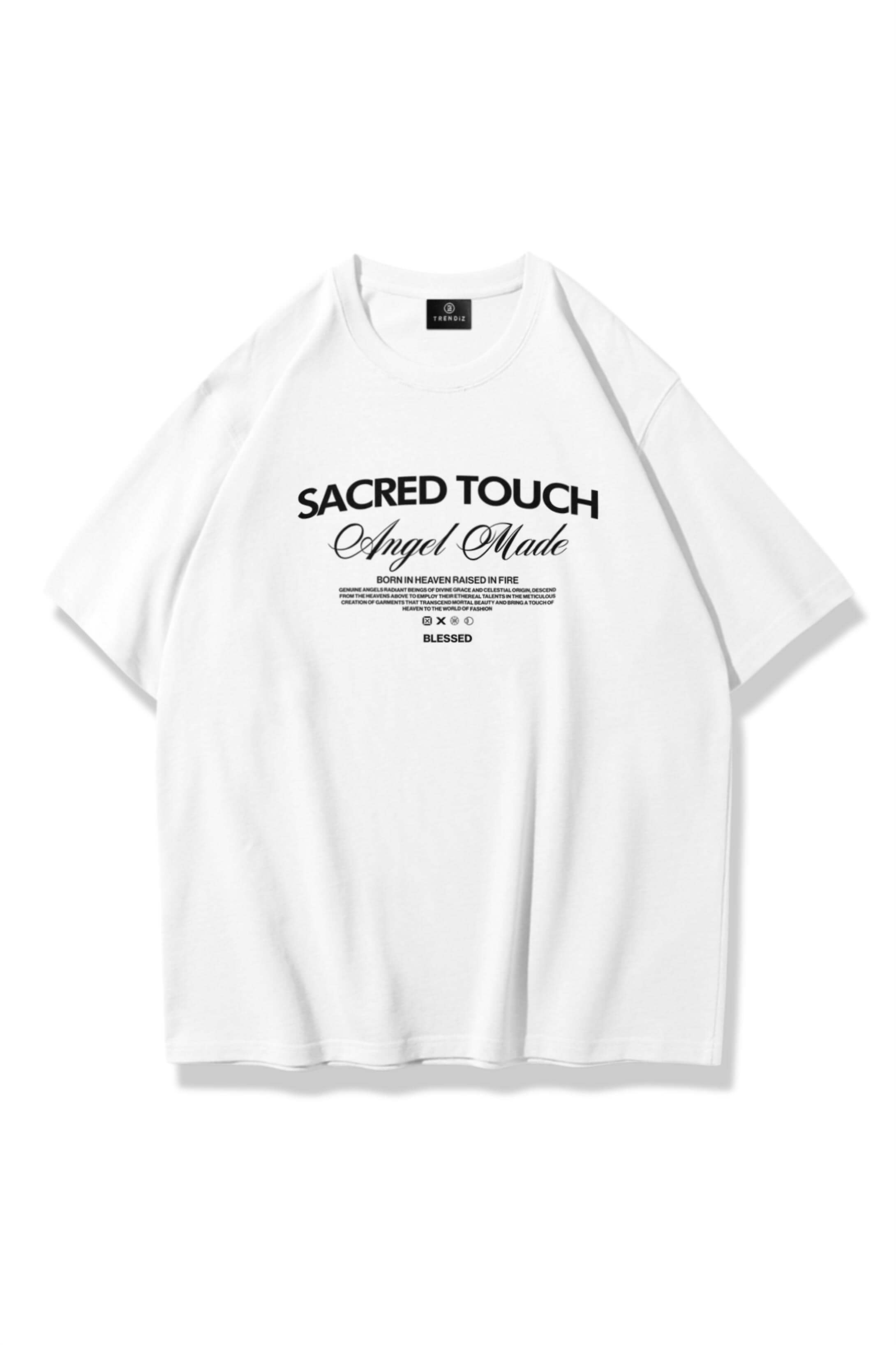 Unisex Sacred Touch Tshirt Beyaz