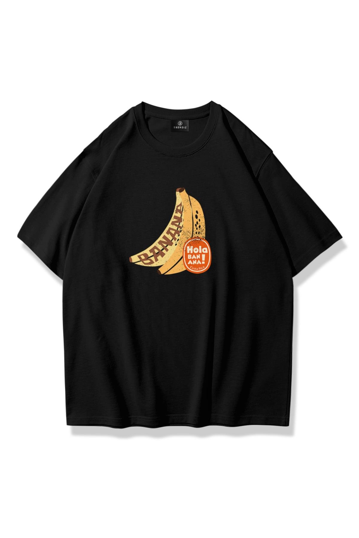 Kadın Hola Banana Tshirt Siyah