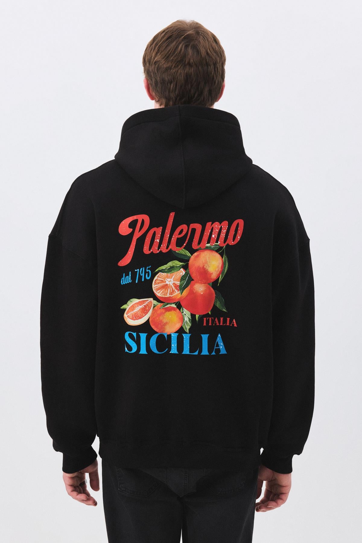 Kadın Palermo Sicilia Sweatshirt Siyah