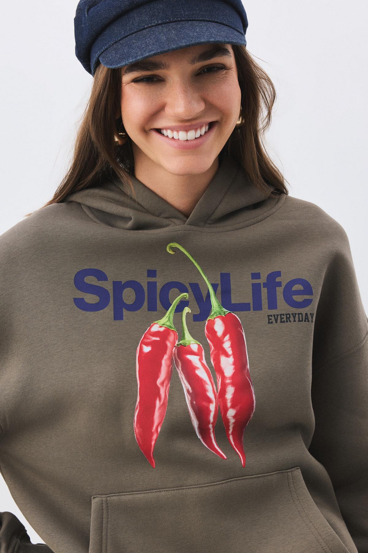 Unisex Spicylife Sweatshirt Antrasit