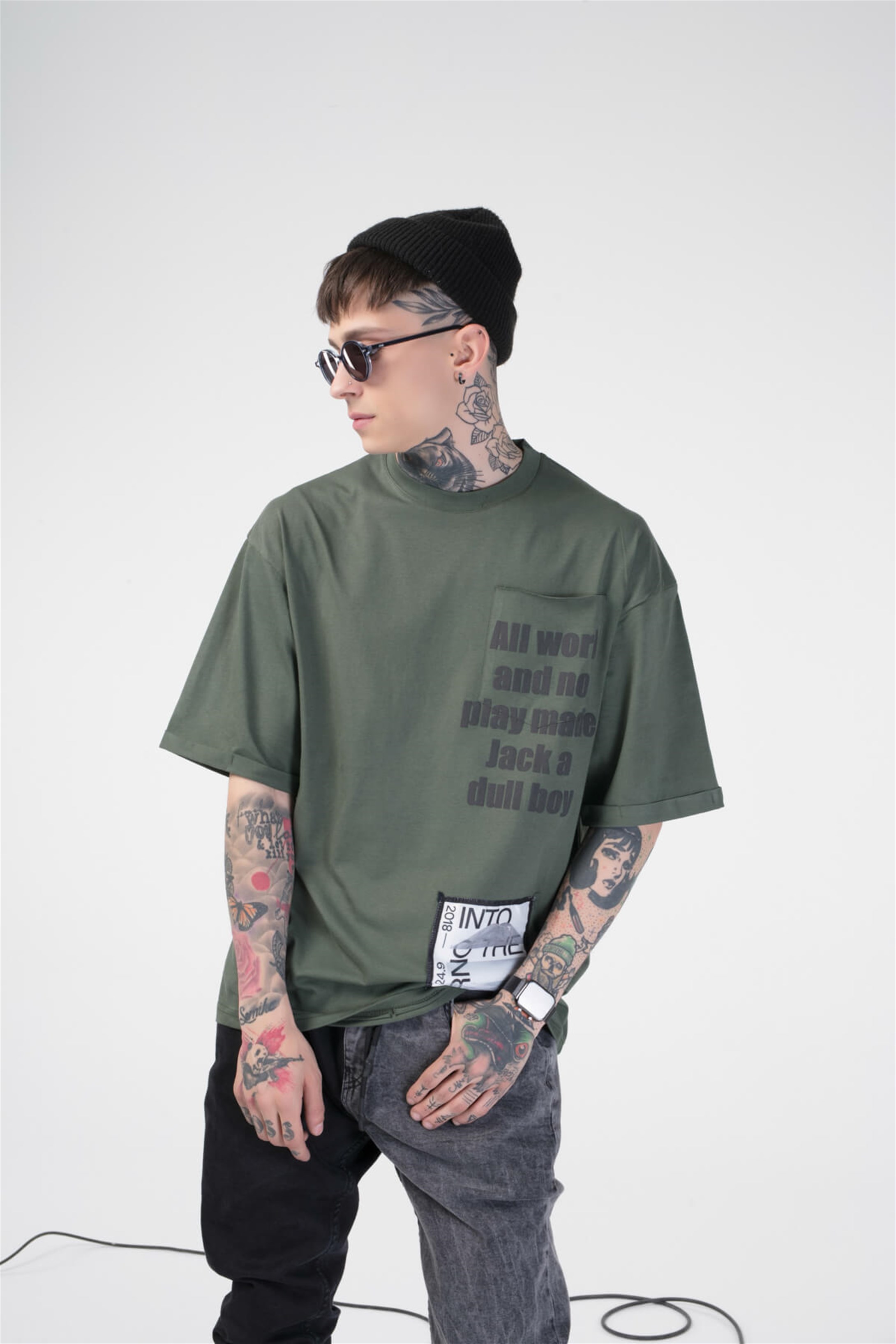The Champ İnto Unisex Tshirt Haki