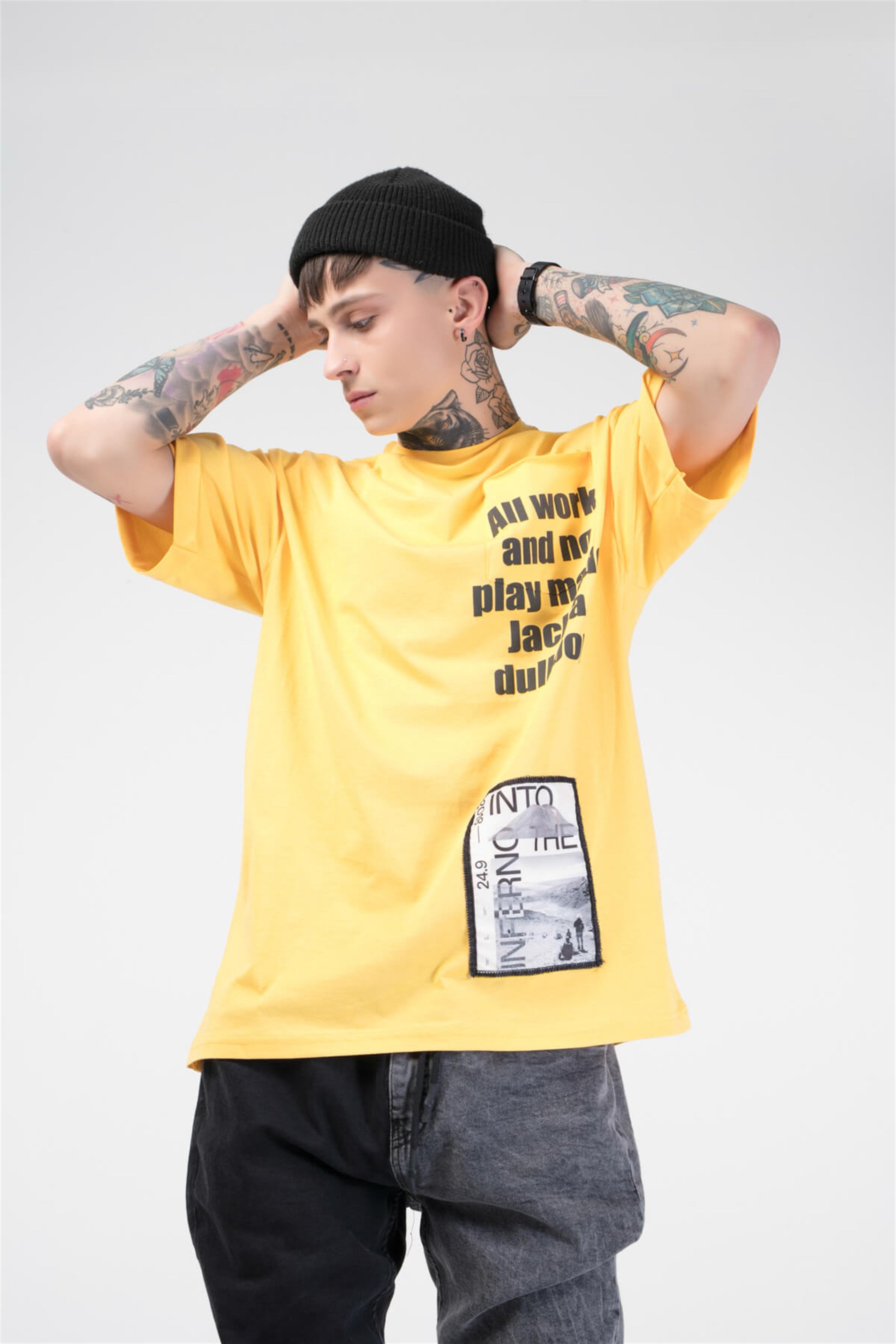 The Champ İnto Unisex Tshirt Sarı