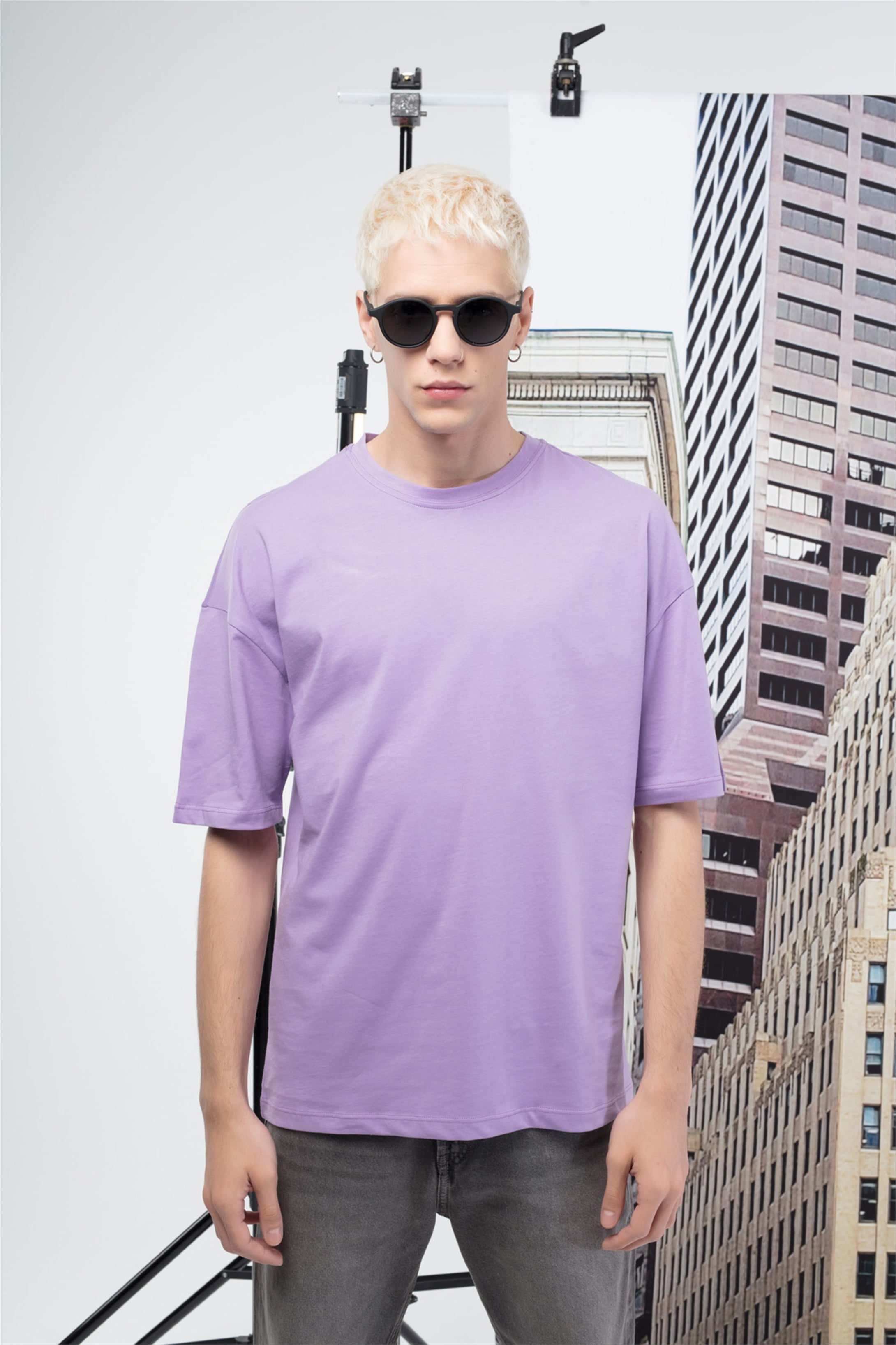 Trendiz Basic Unisex Tshirt Lila