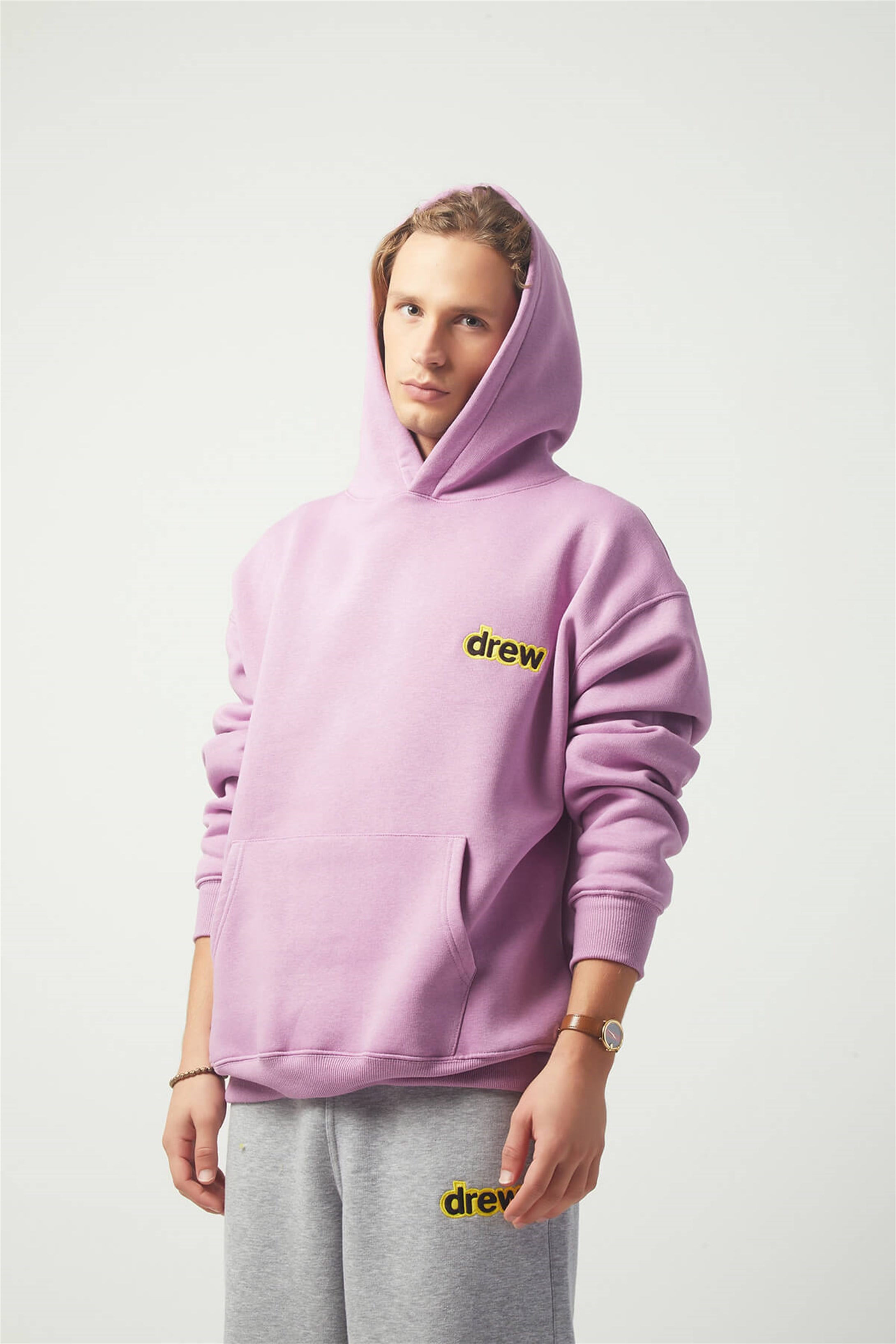 Trendiz Drew Bear Oversıze Sweatshirt Lila TR30008