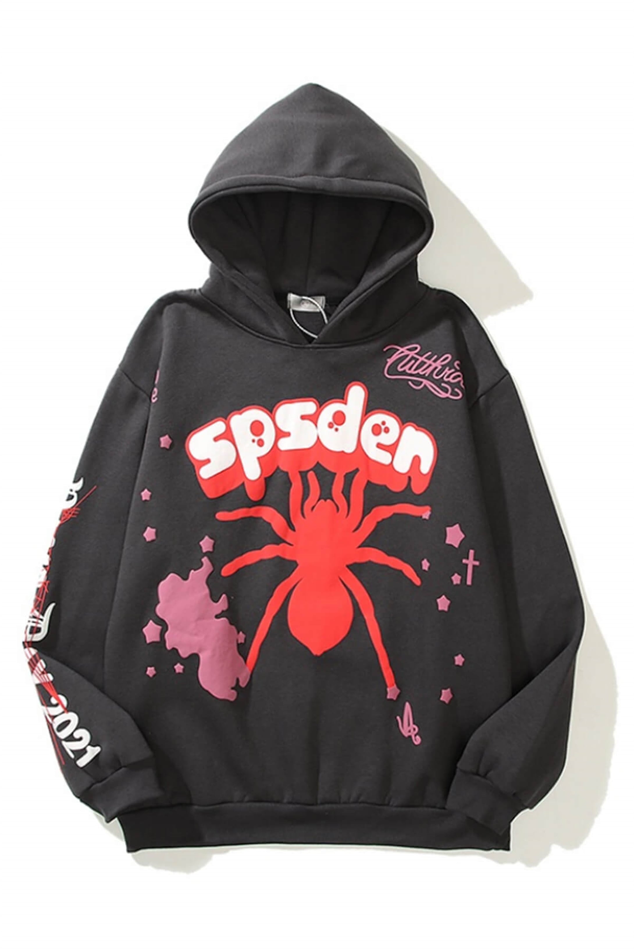 Trendiz Erkek Antrasit Sp5der Sweatshirt