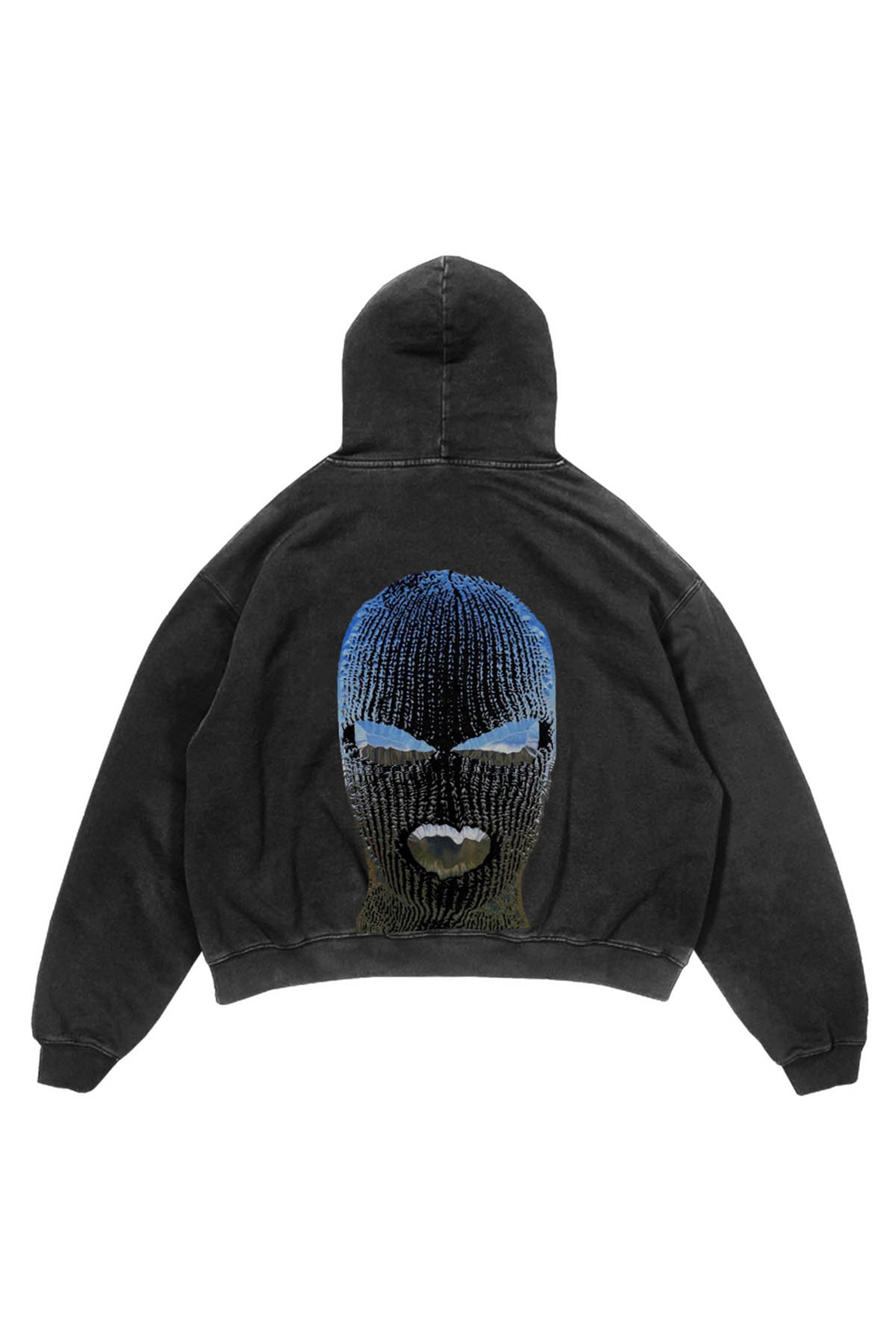 Trendiz Exclusive Behind The Mask Yıkamalı Sweatshirt Antrasit