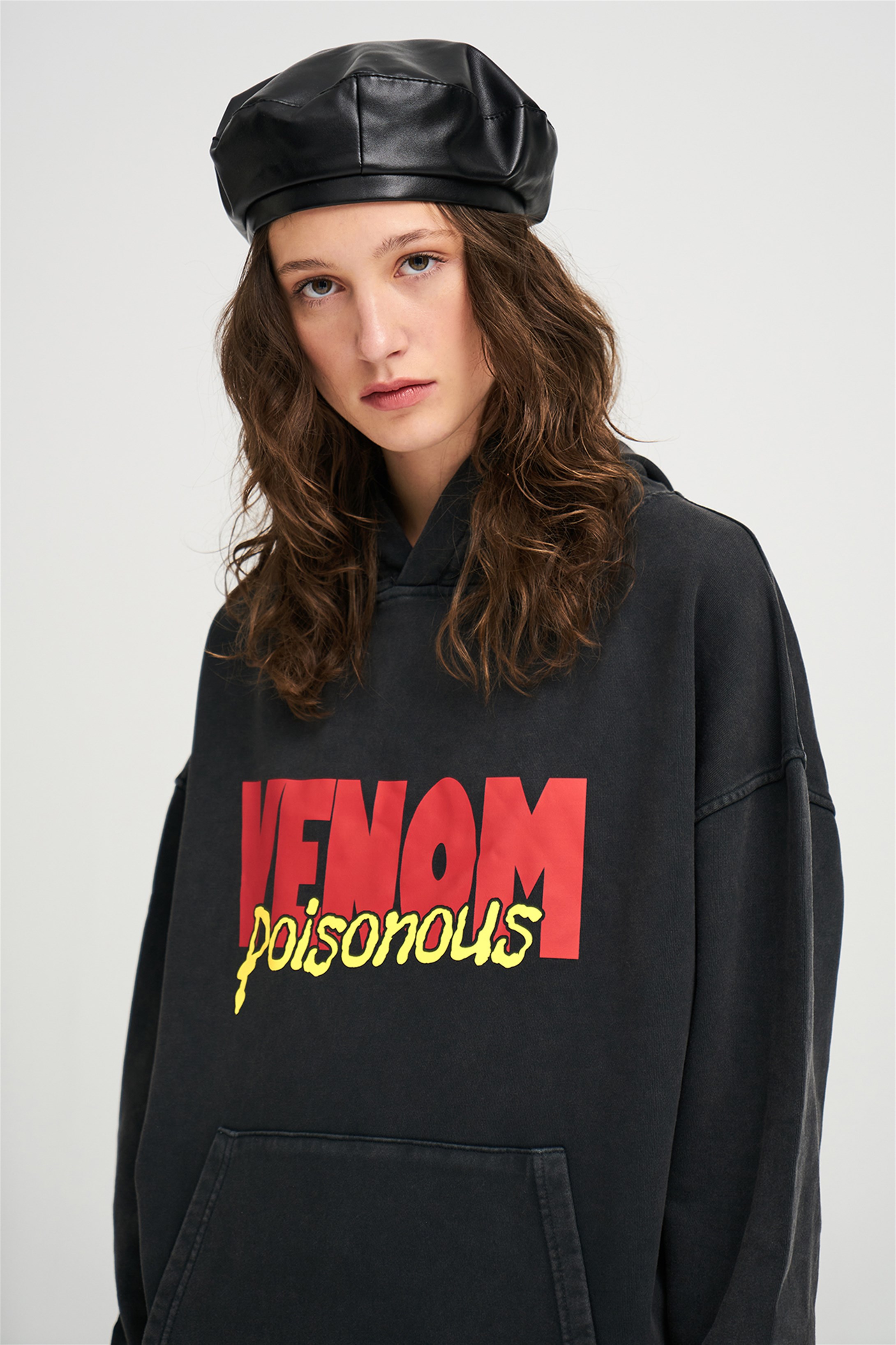 Trendiz Exclusive Venom Yıkamalı Sweatshirt