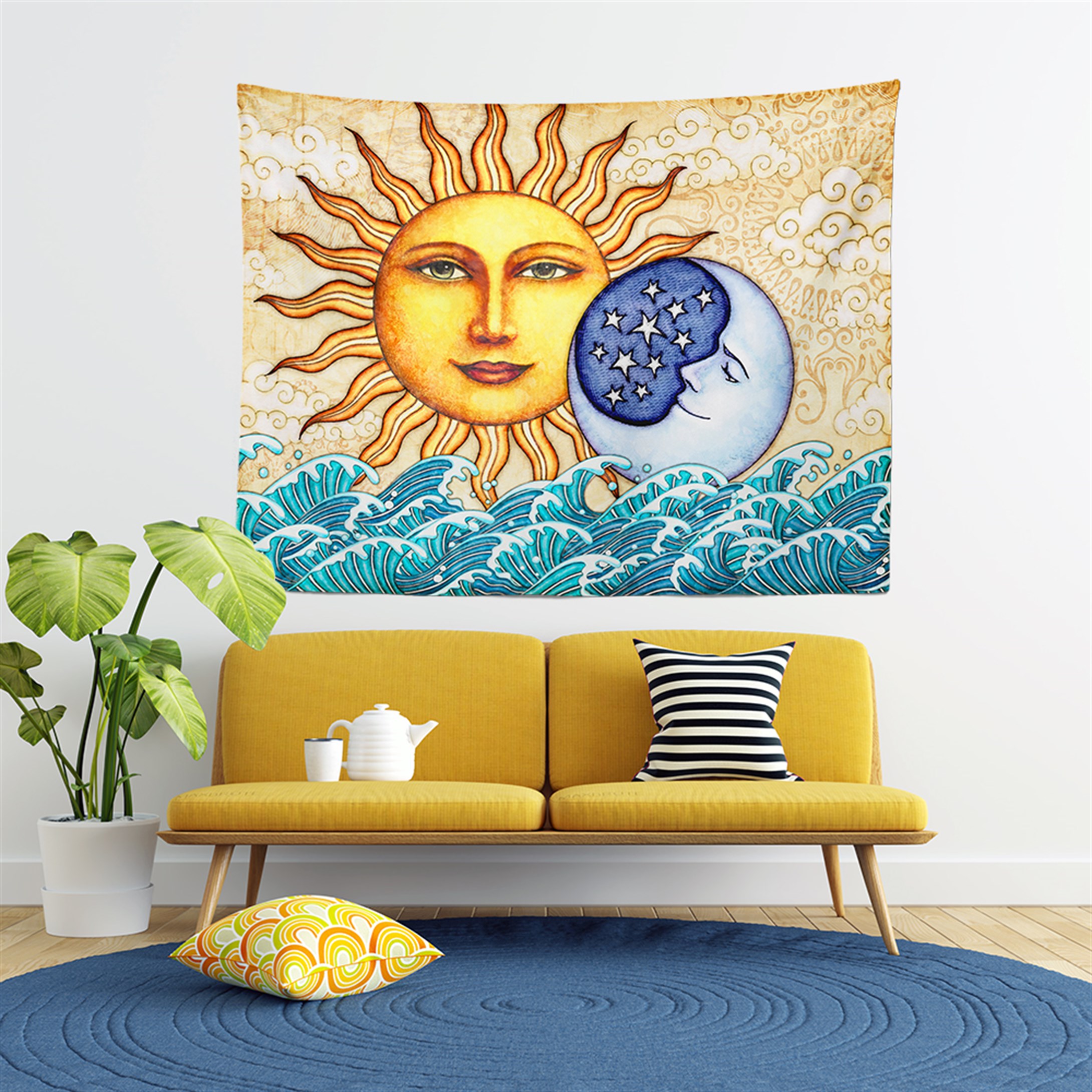 Trendiz Happy Sun Duvar Halısı
