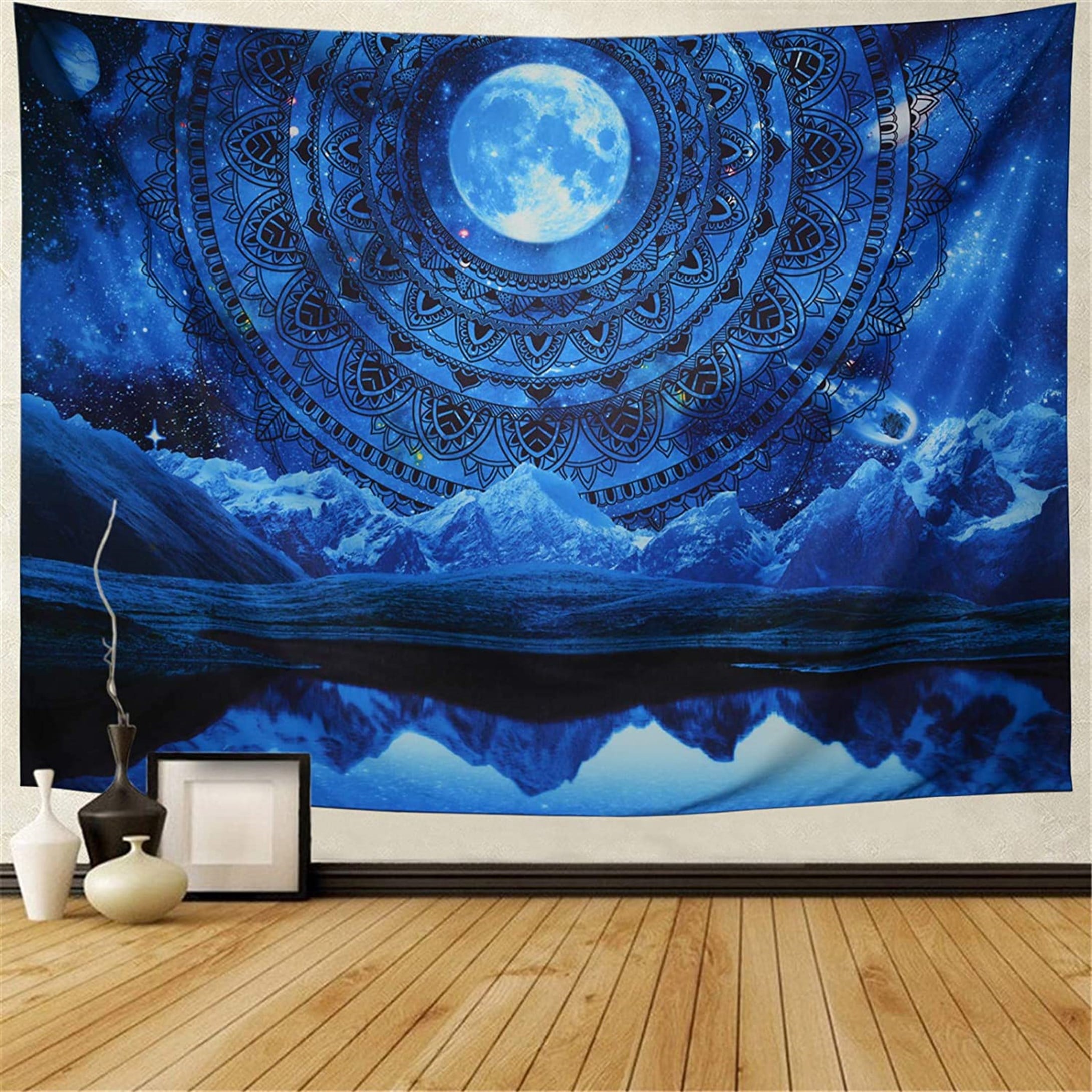 Trendiz Hippi Galaxy Uzay Duvar Halısı