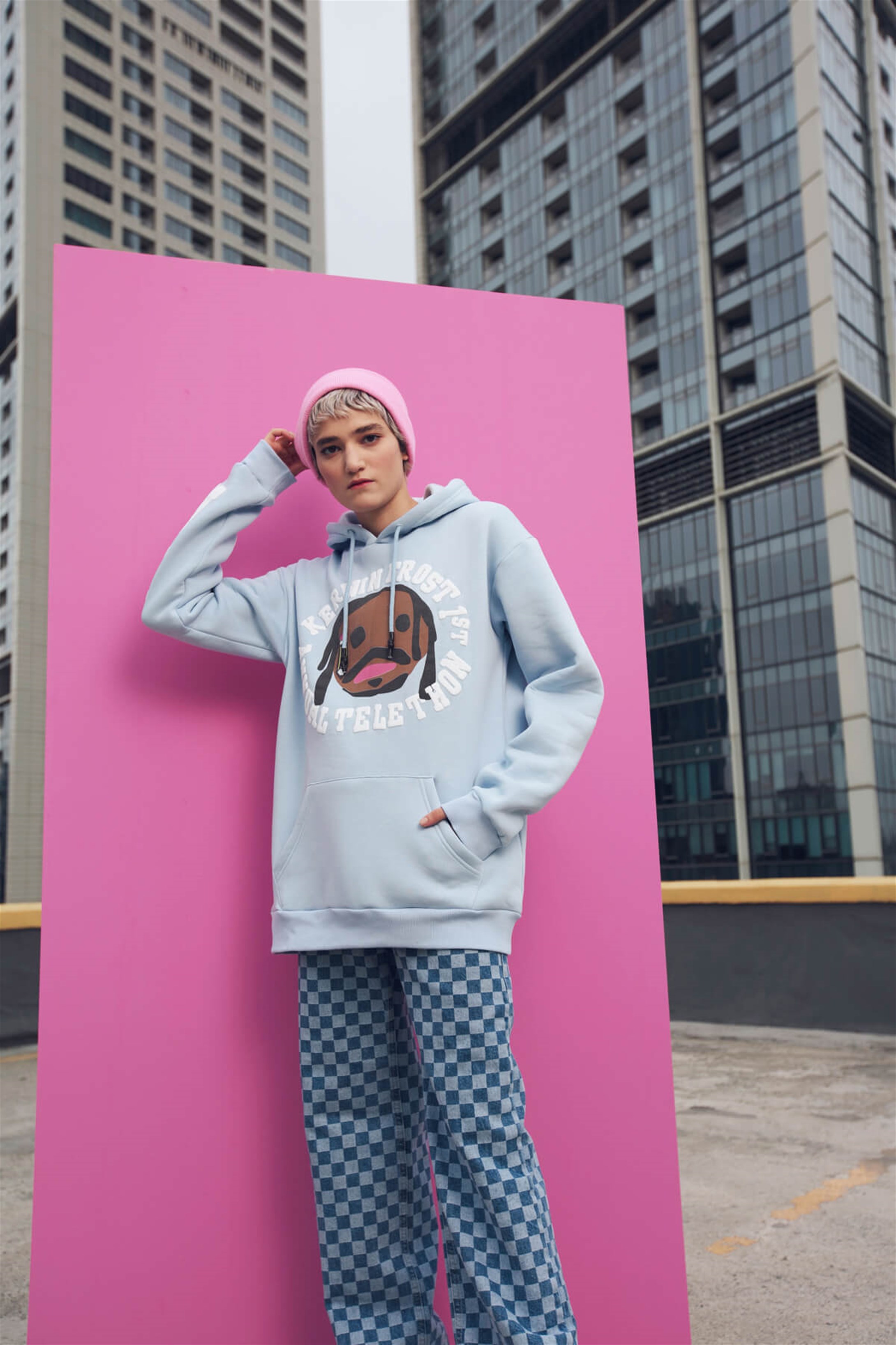Trendiz Kerwin Frost Açık Mavi Unisex Sweatshirt