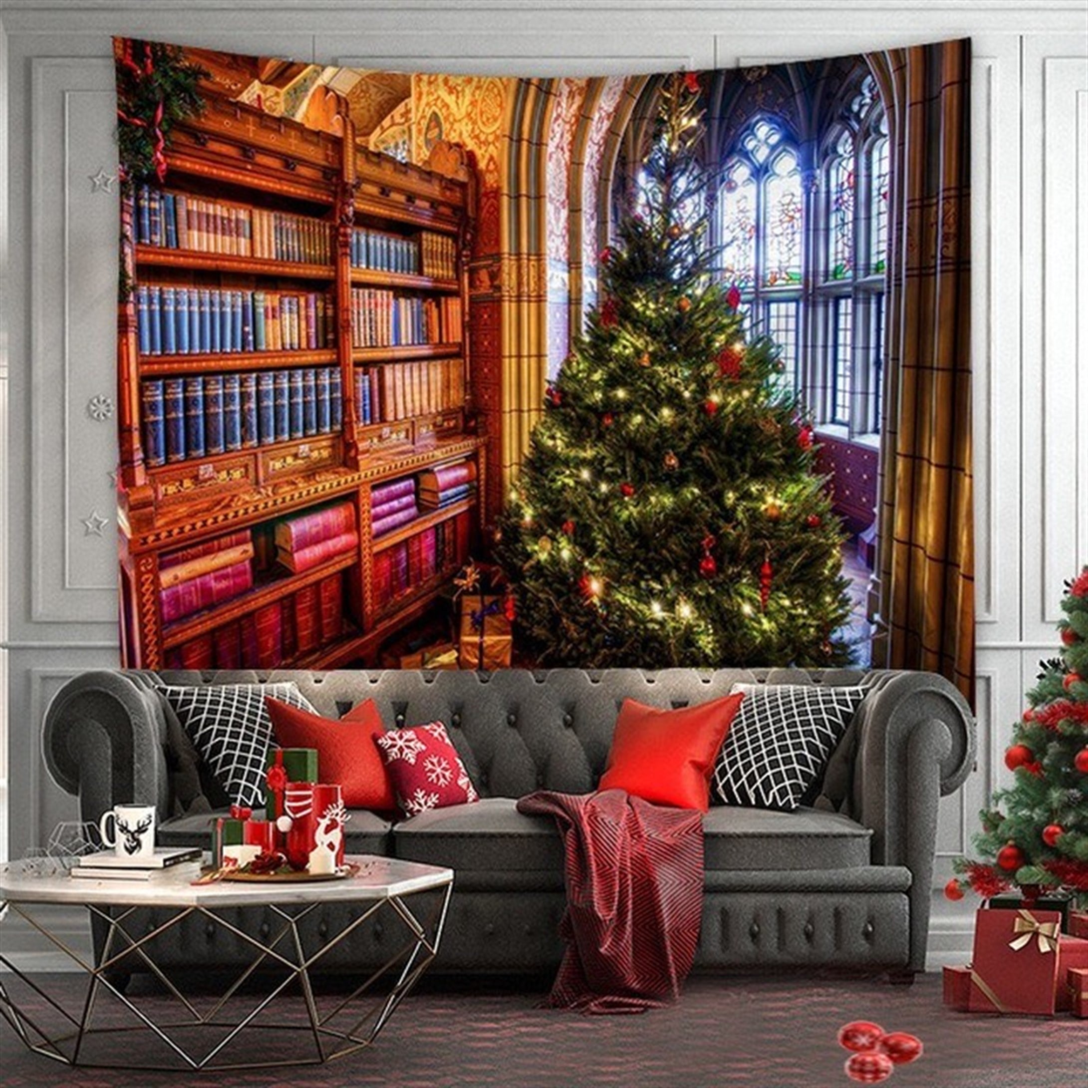 Trendiz New Cristmans Duvar Halısı 150x100 W20019