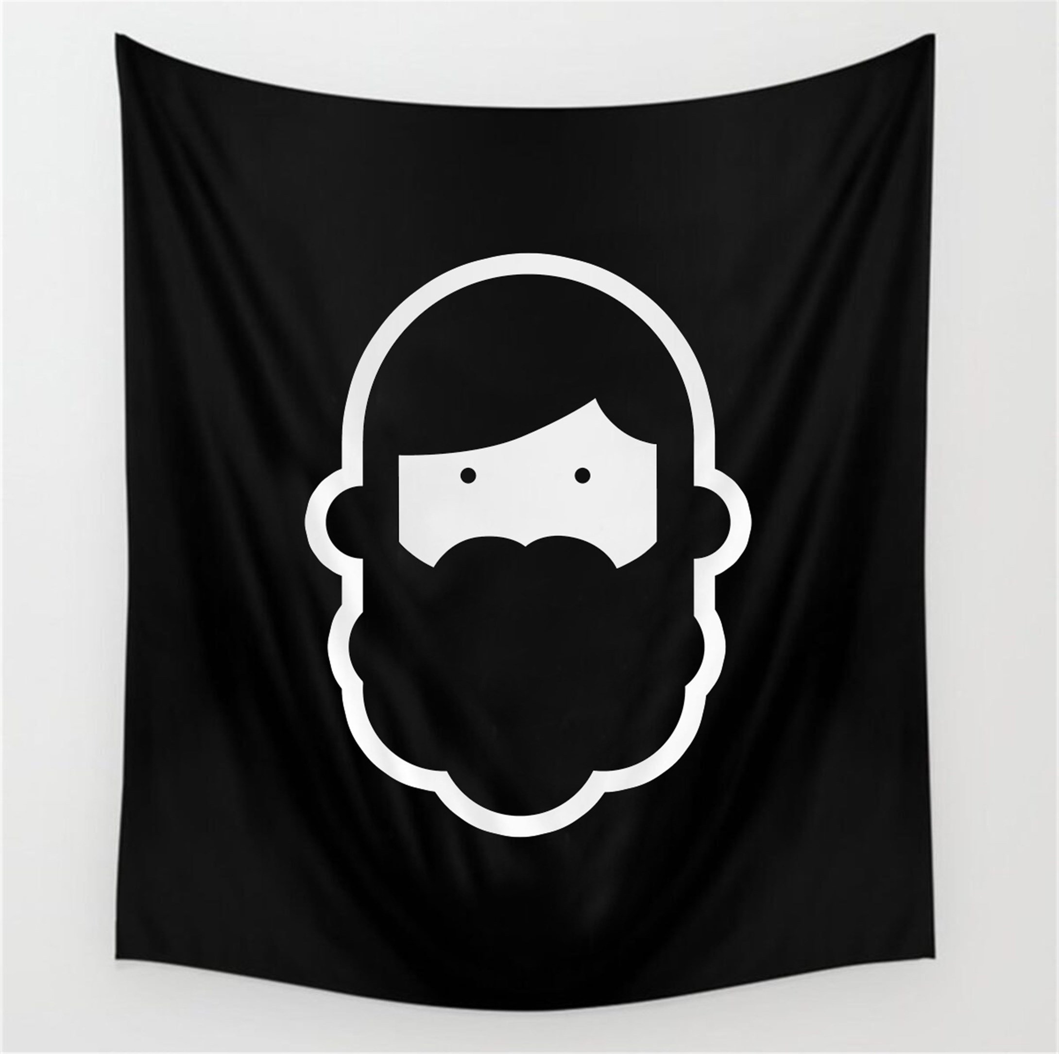 Trendiz Remixadam Siyah Logo Duvar Örtüsü