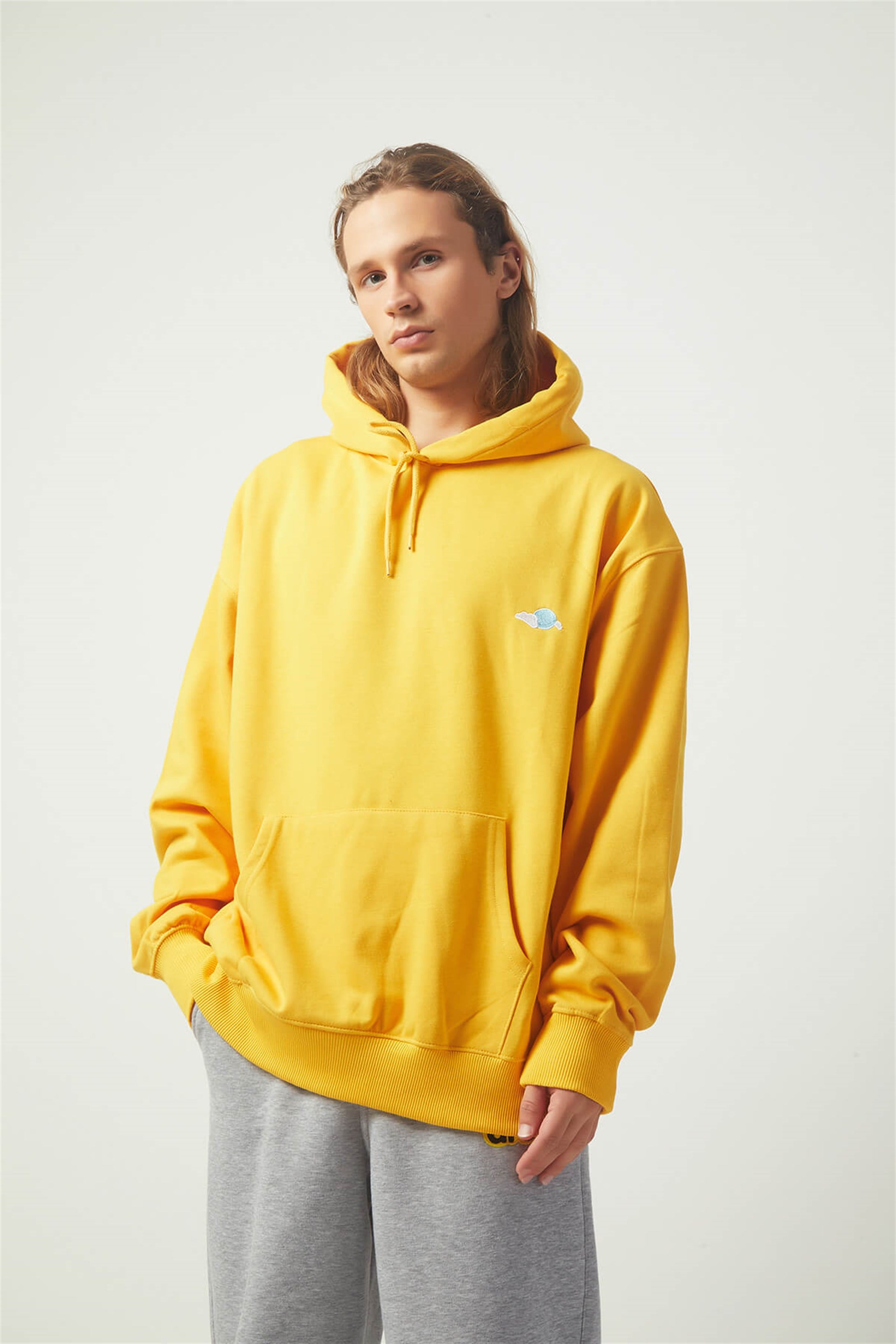 Trendiz Sun Oversıze Sweatshirt Sarı TR30017