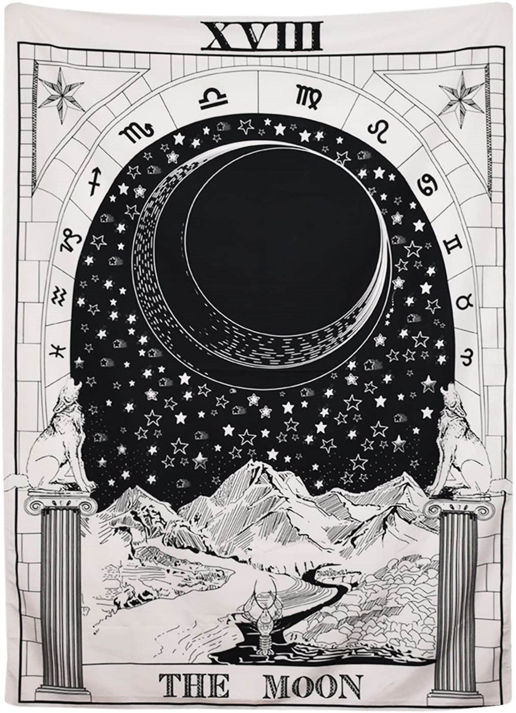 Trendiz The Moon Tarot Duvar Halısı