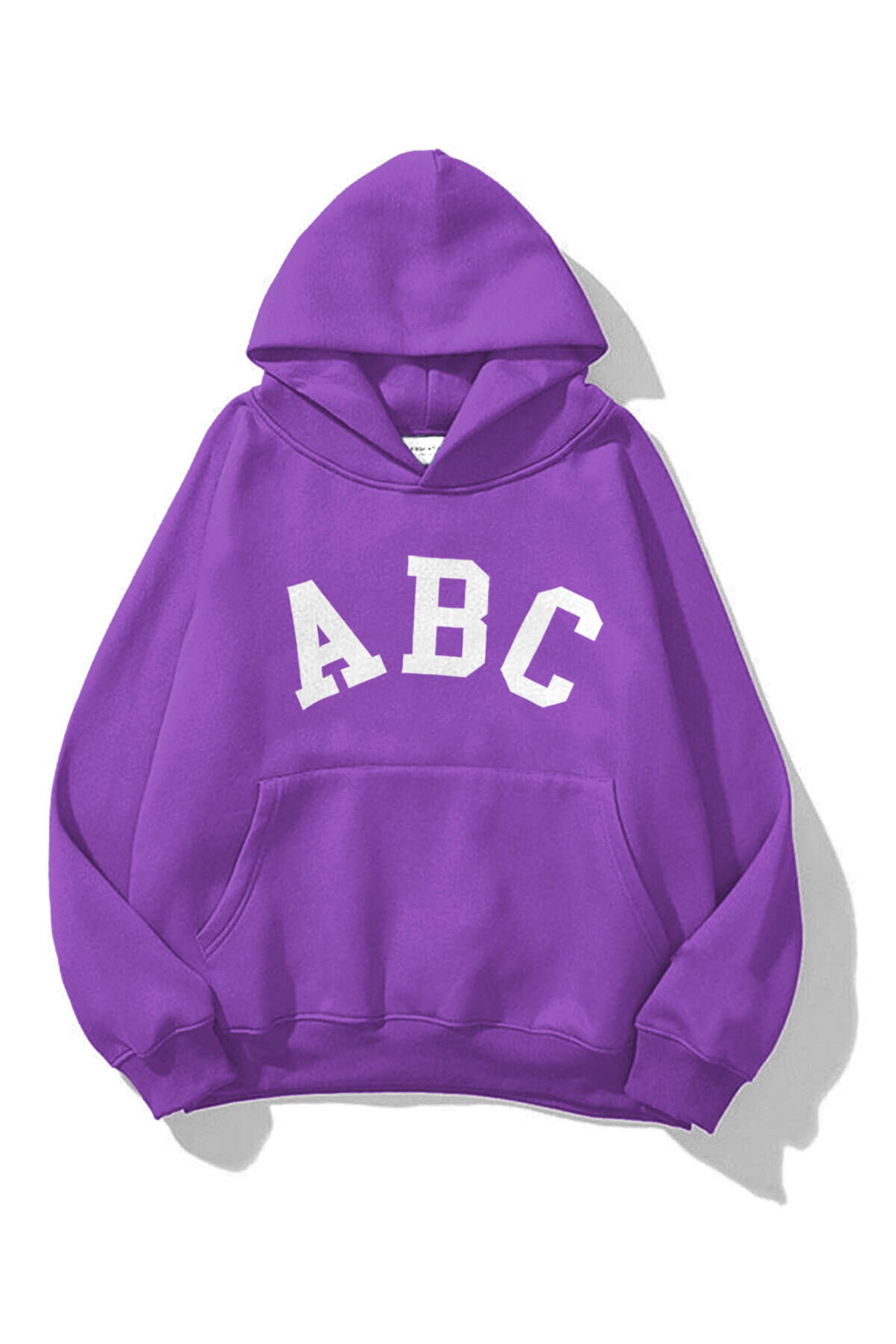 Trendiz Unisex A B C  Sweatshirt Mor