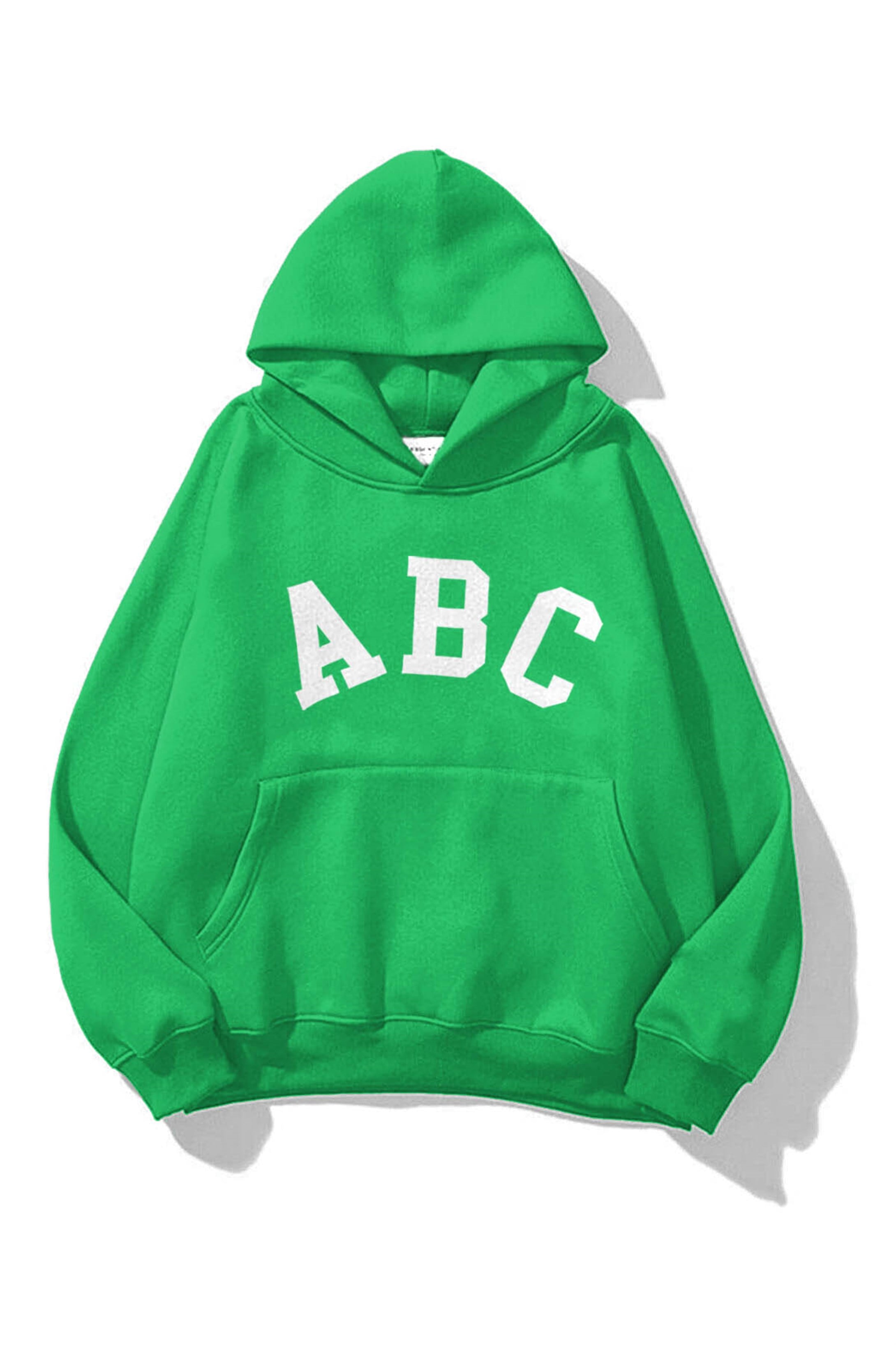 Trendiz Unisex A B C  Sweatshirt Yeşil