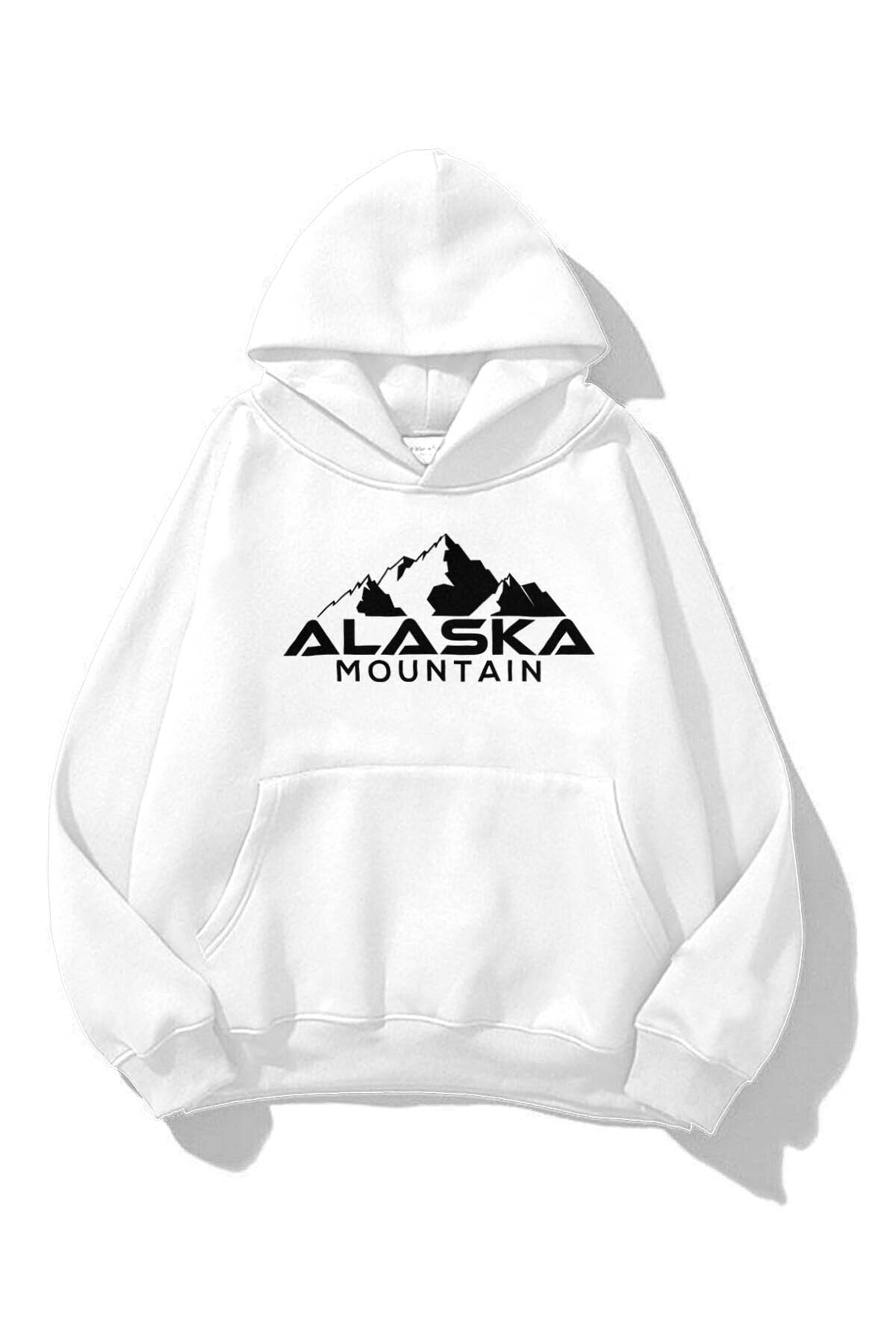 Trendiz Unisex Alaska Sweatshirt Beyaz