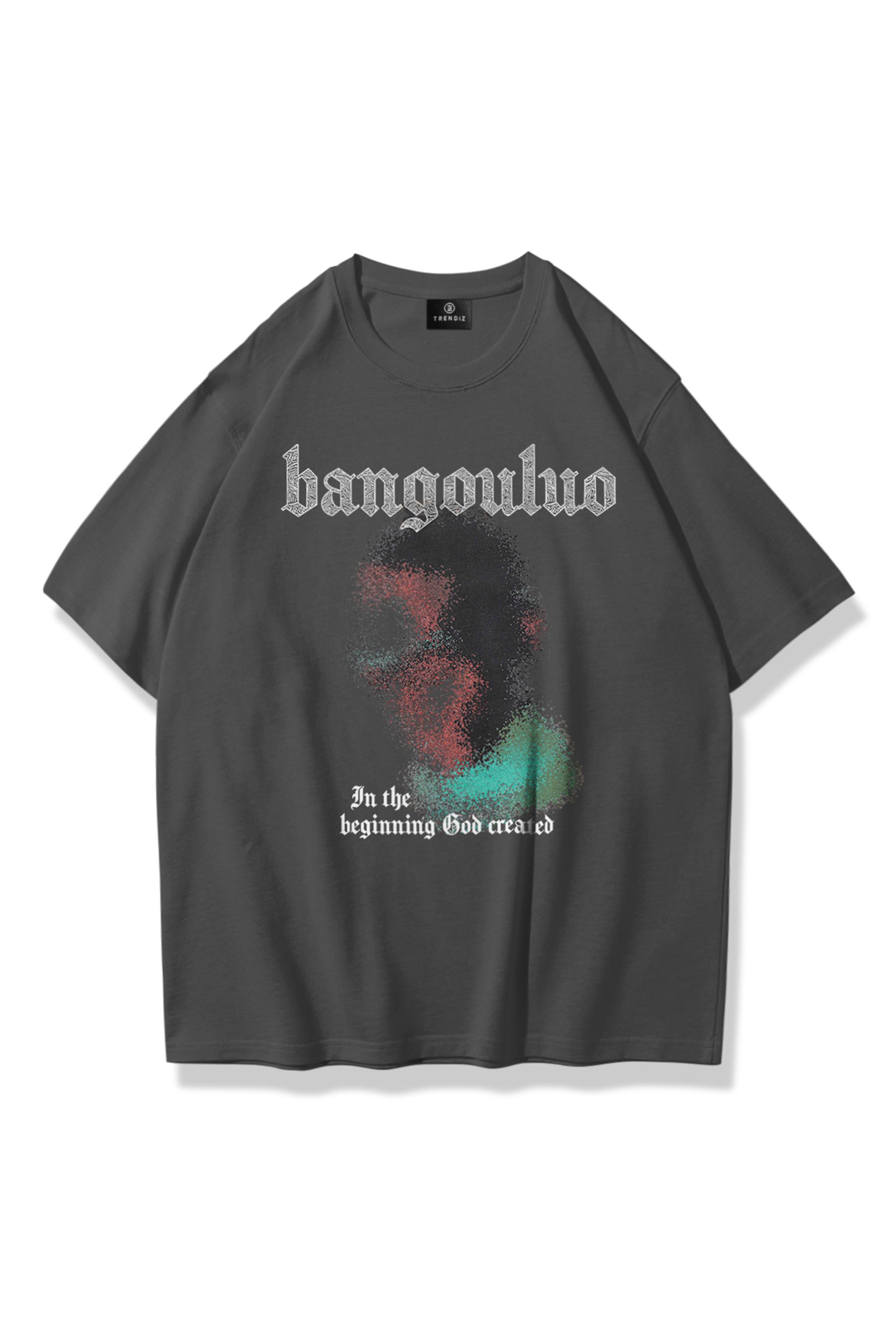 Trendiz Unisex Bangoulou Tshirt Antrasit