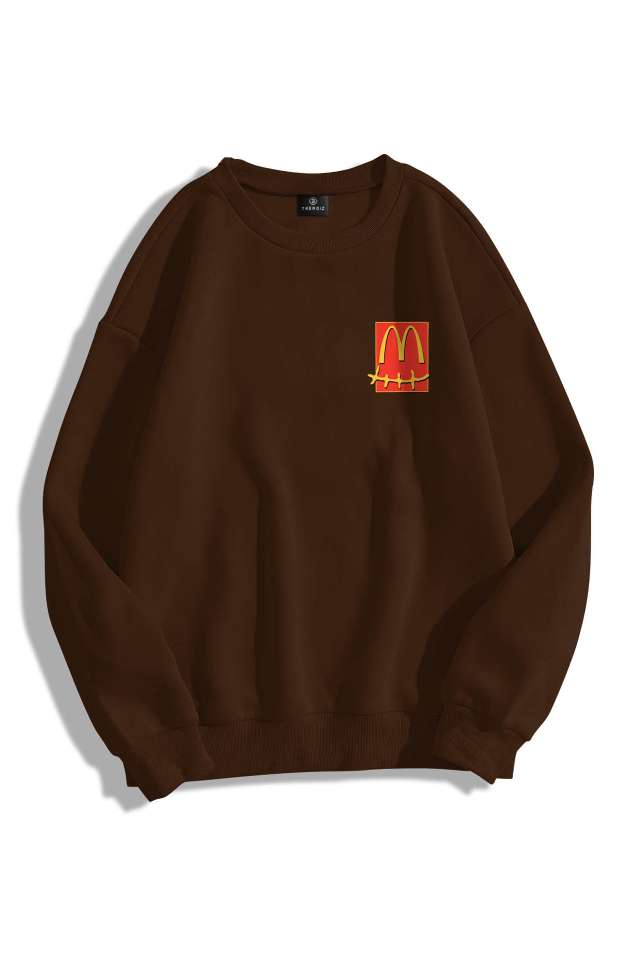 Trendiz Unisex Cactus Pack Bisiklet Yaka Sweatshirt