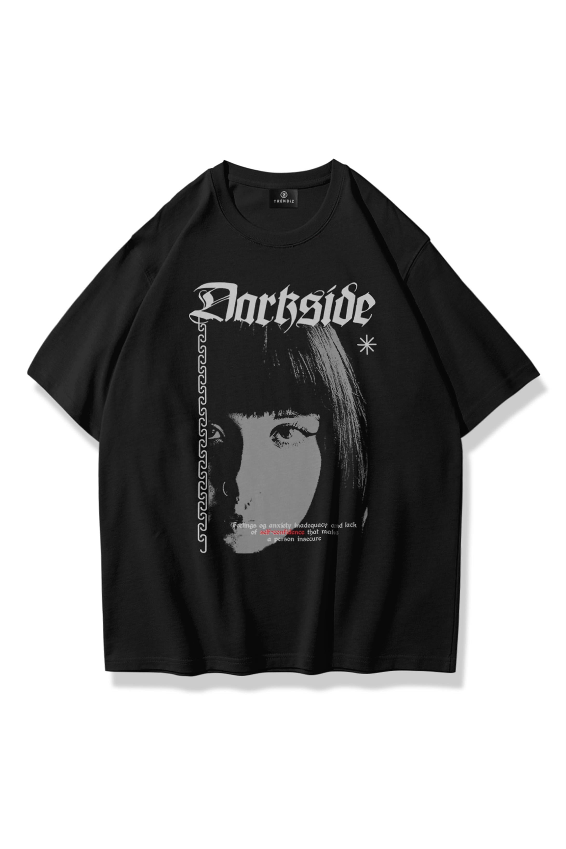 Trendiz Unisex Darkside Tshirt Siyah