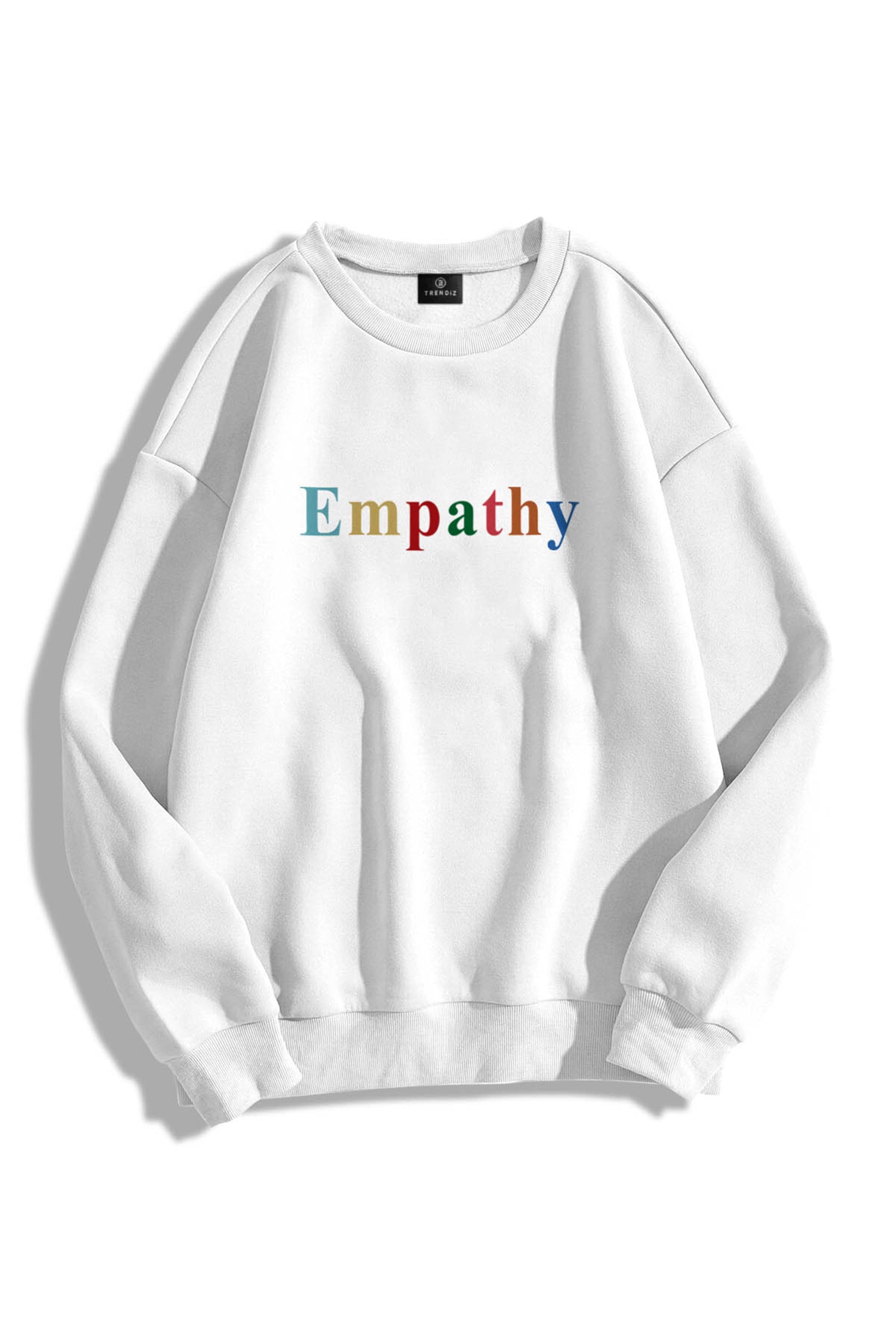 Trendiz Unisex Empathy Bisiklet Yaka Sweatshirt