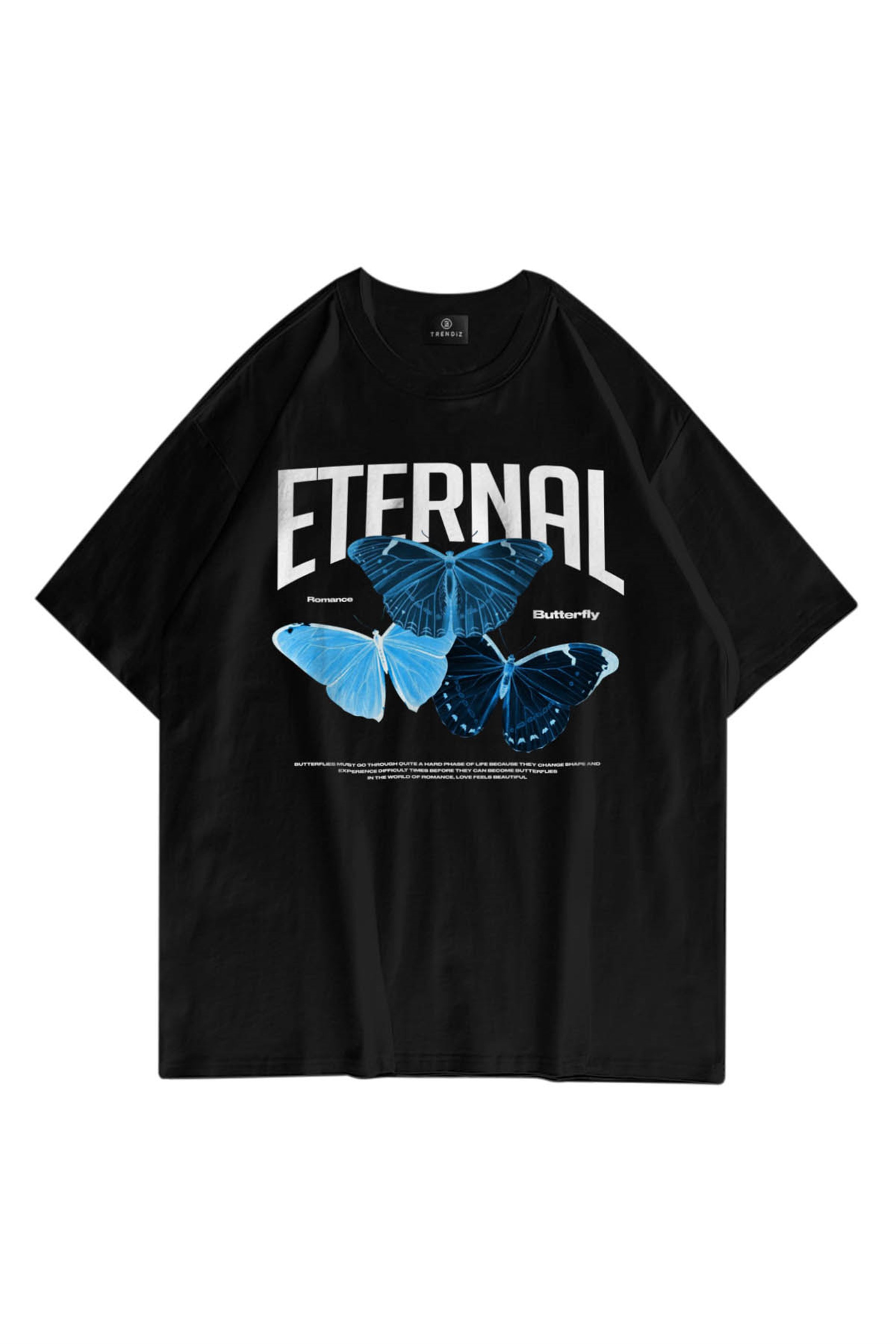 Trendiz Unisex Eternal Siyah Tshirt
