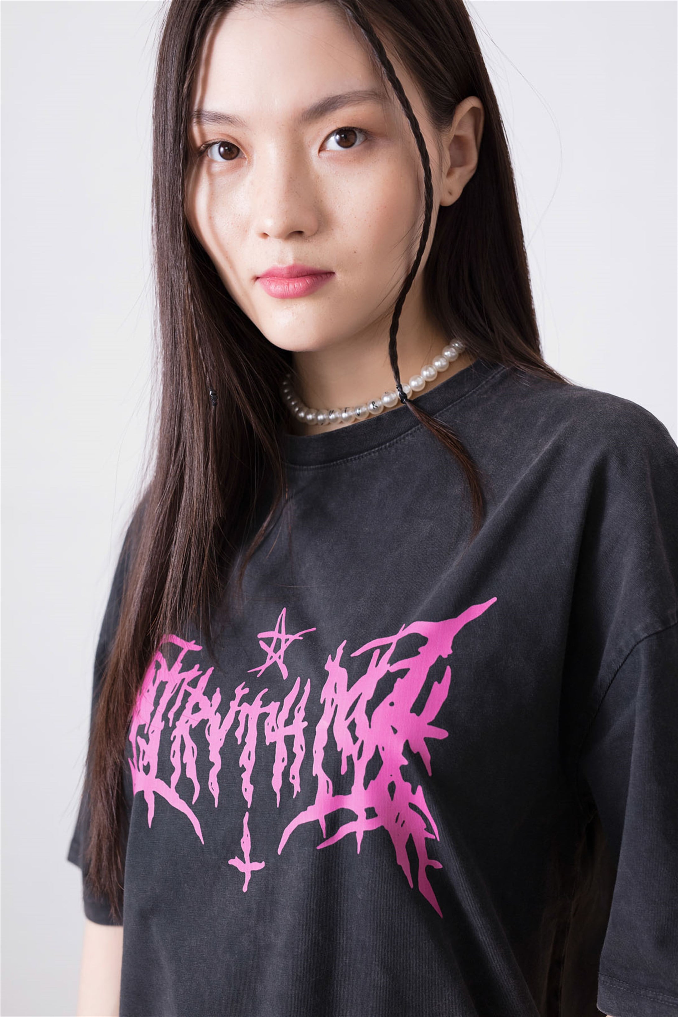 Trendiz Unisex Gothic Harajuku Antrasit Tshirt