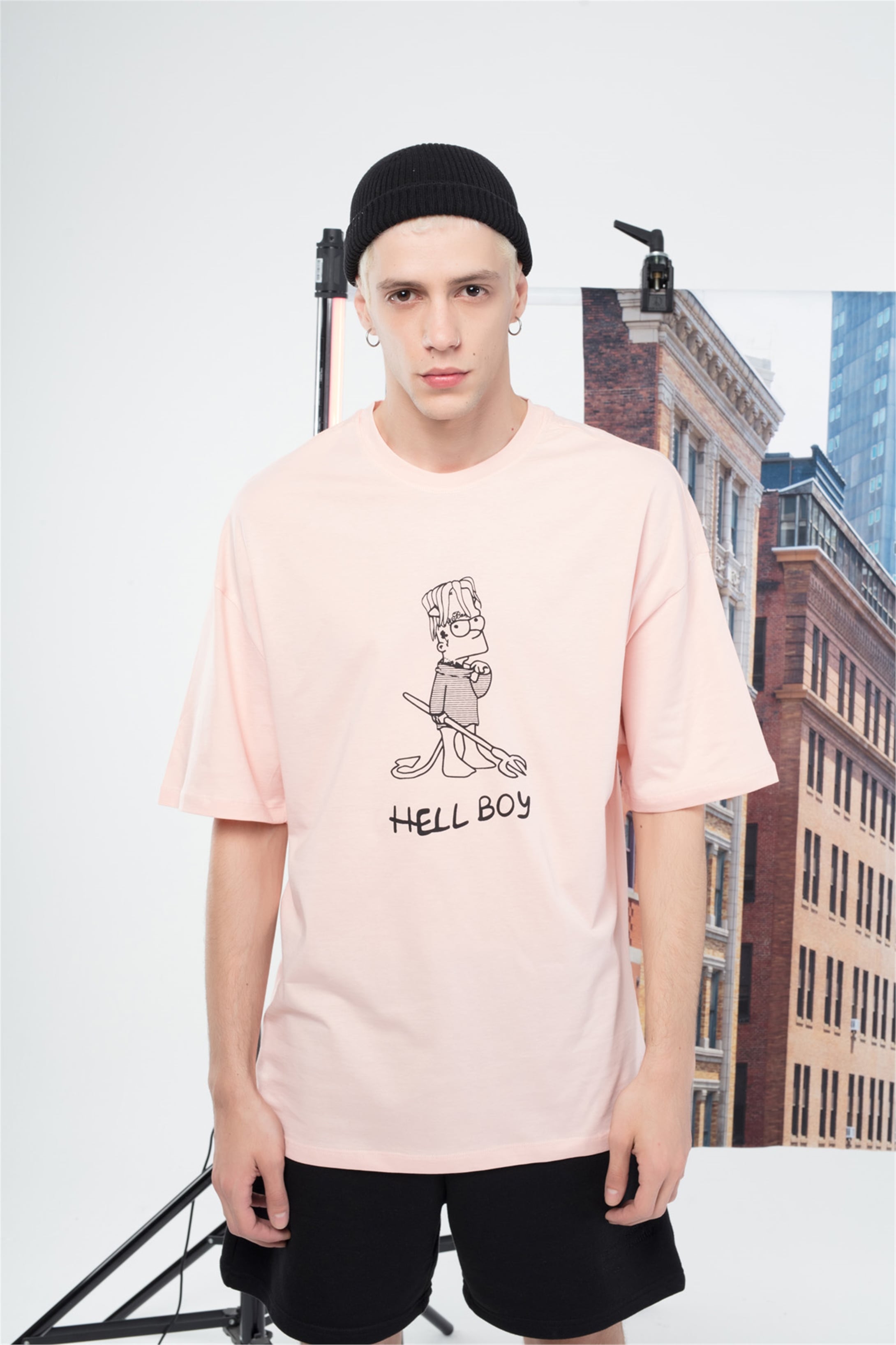 Trendiz Unisex Hellboy Pembe