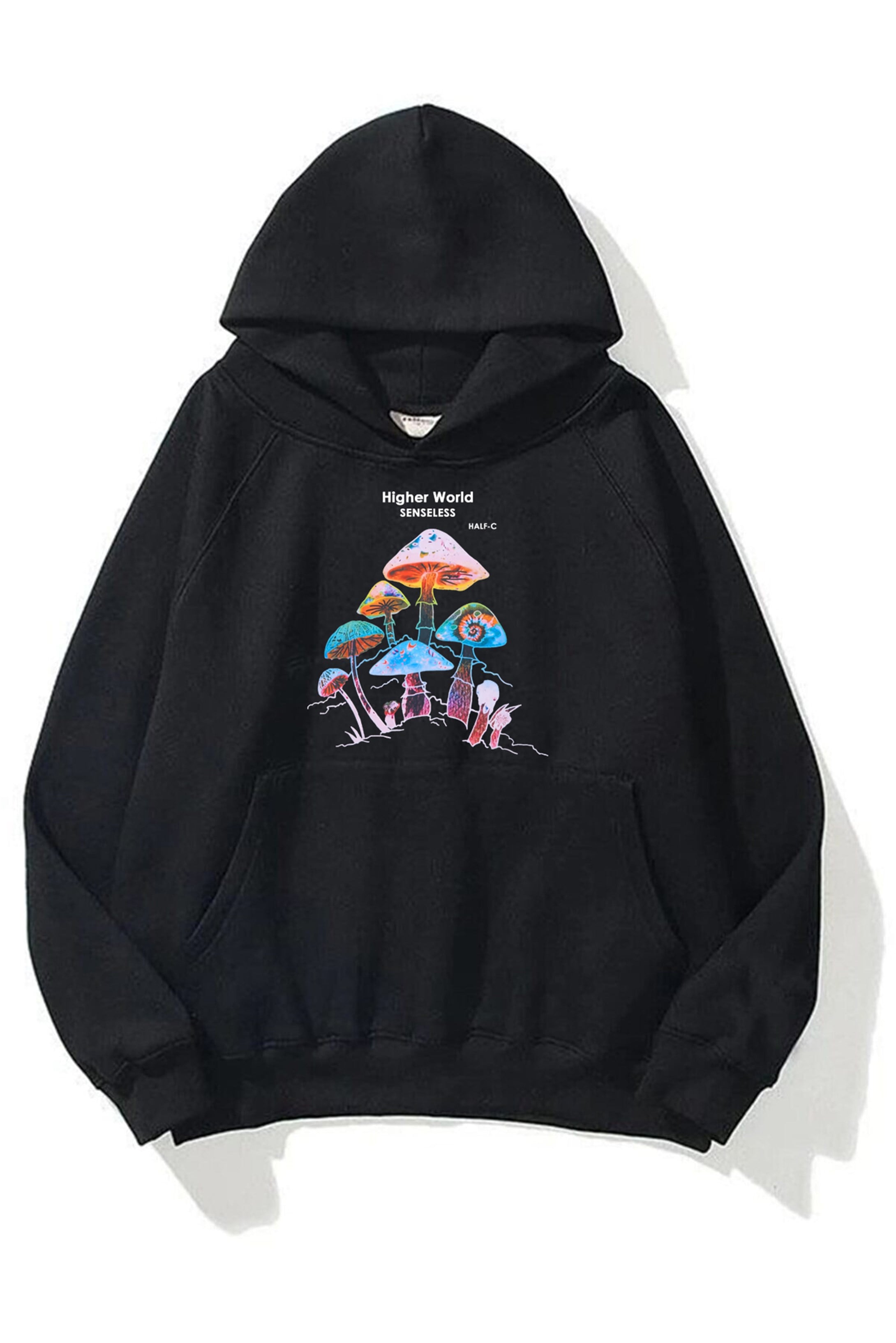 Trendiz Unisex Higher World Siyah Sweatshirt