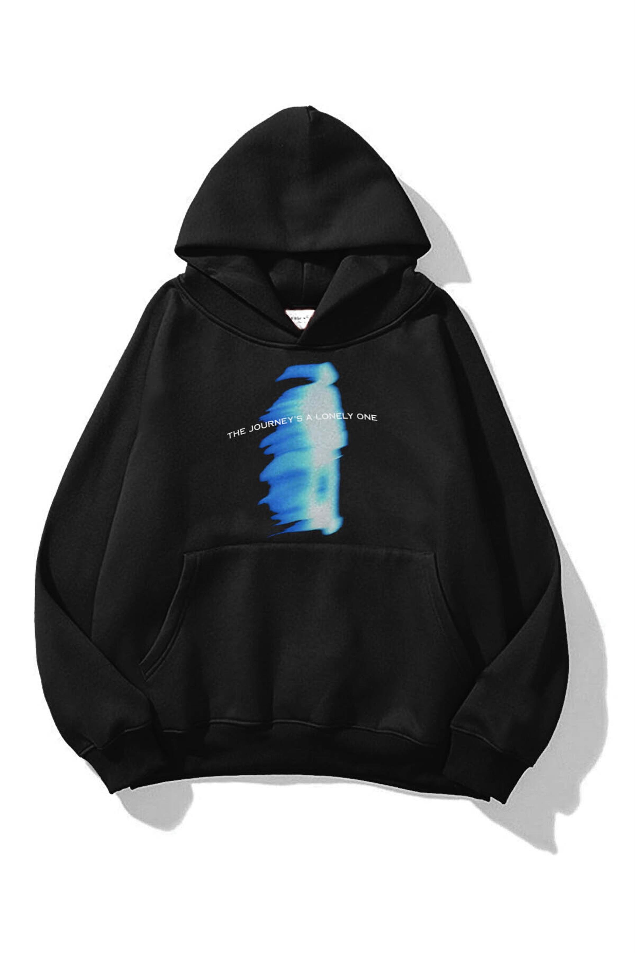 Trendiz Unisex Journey Sweatshirt Siyah
