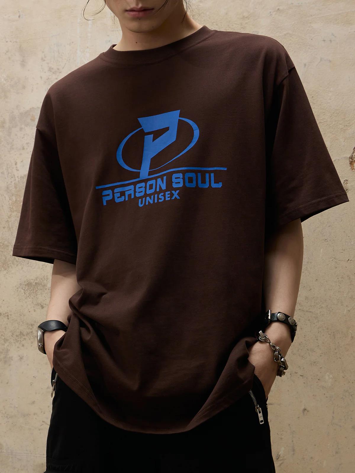 Trendiz Unisex Person Soul Tshirt Siyah