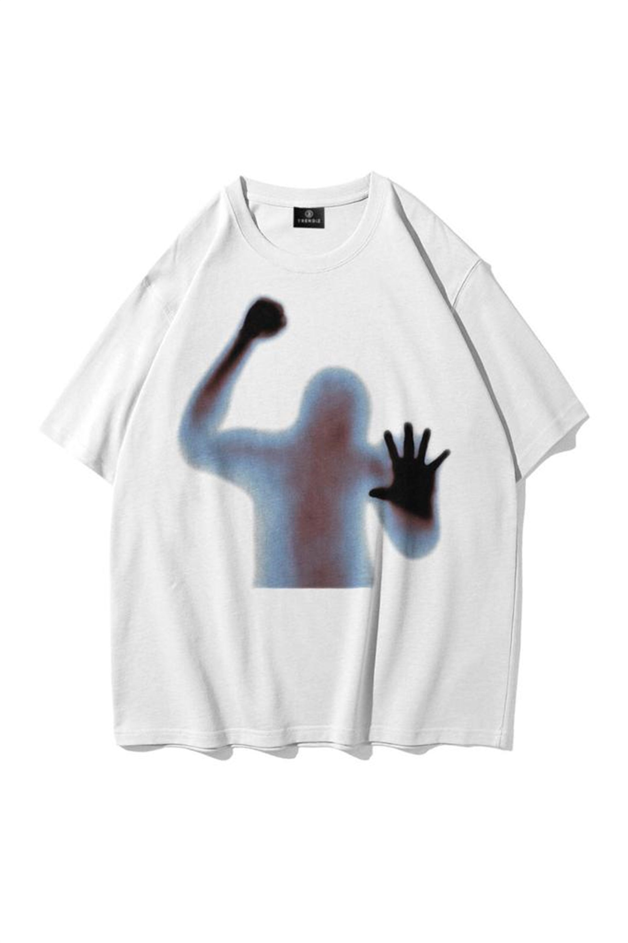 Trendiz Unisex Psycho Beyaz Tshirt